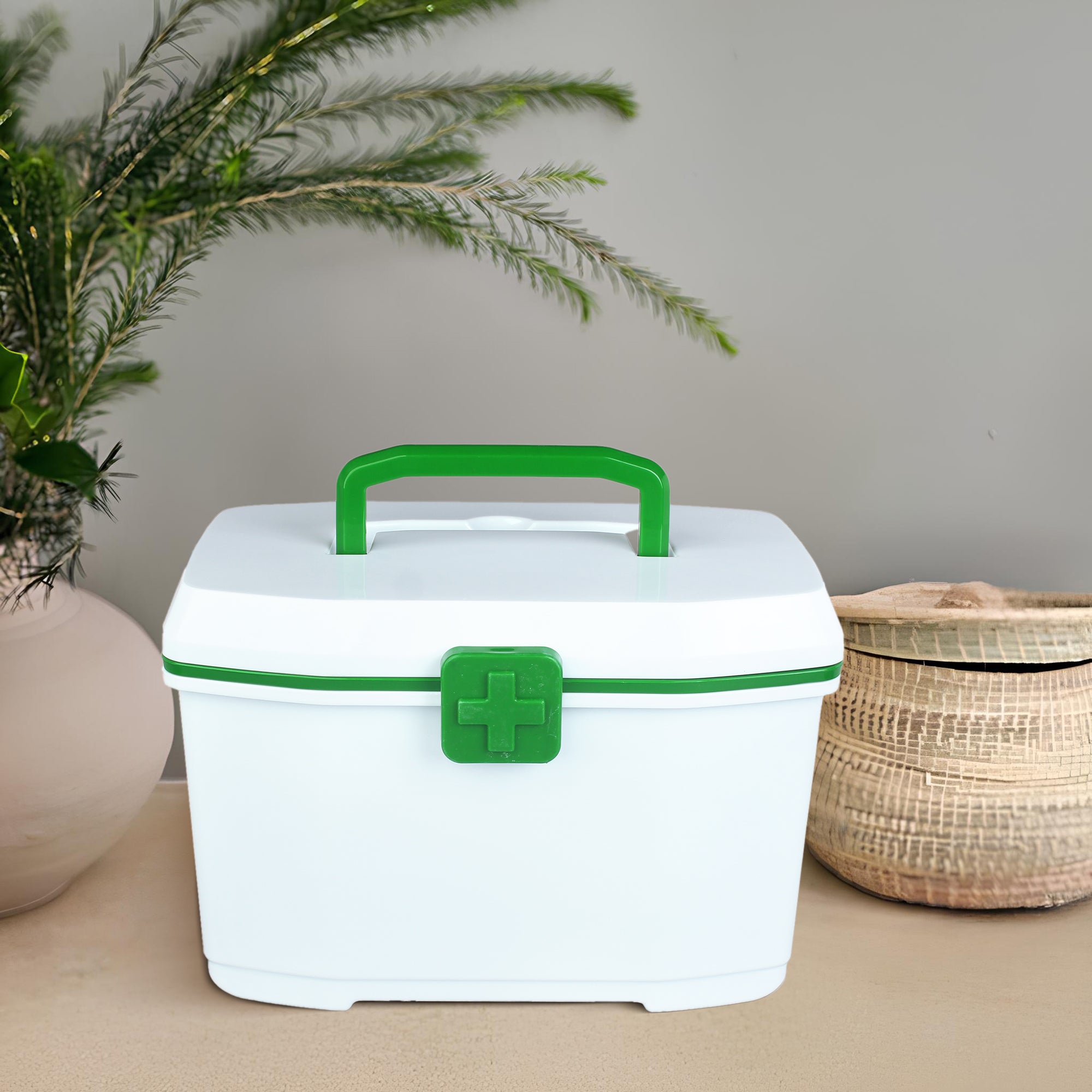 Baby Moo Medium Green Medicine Box