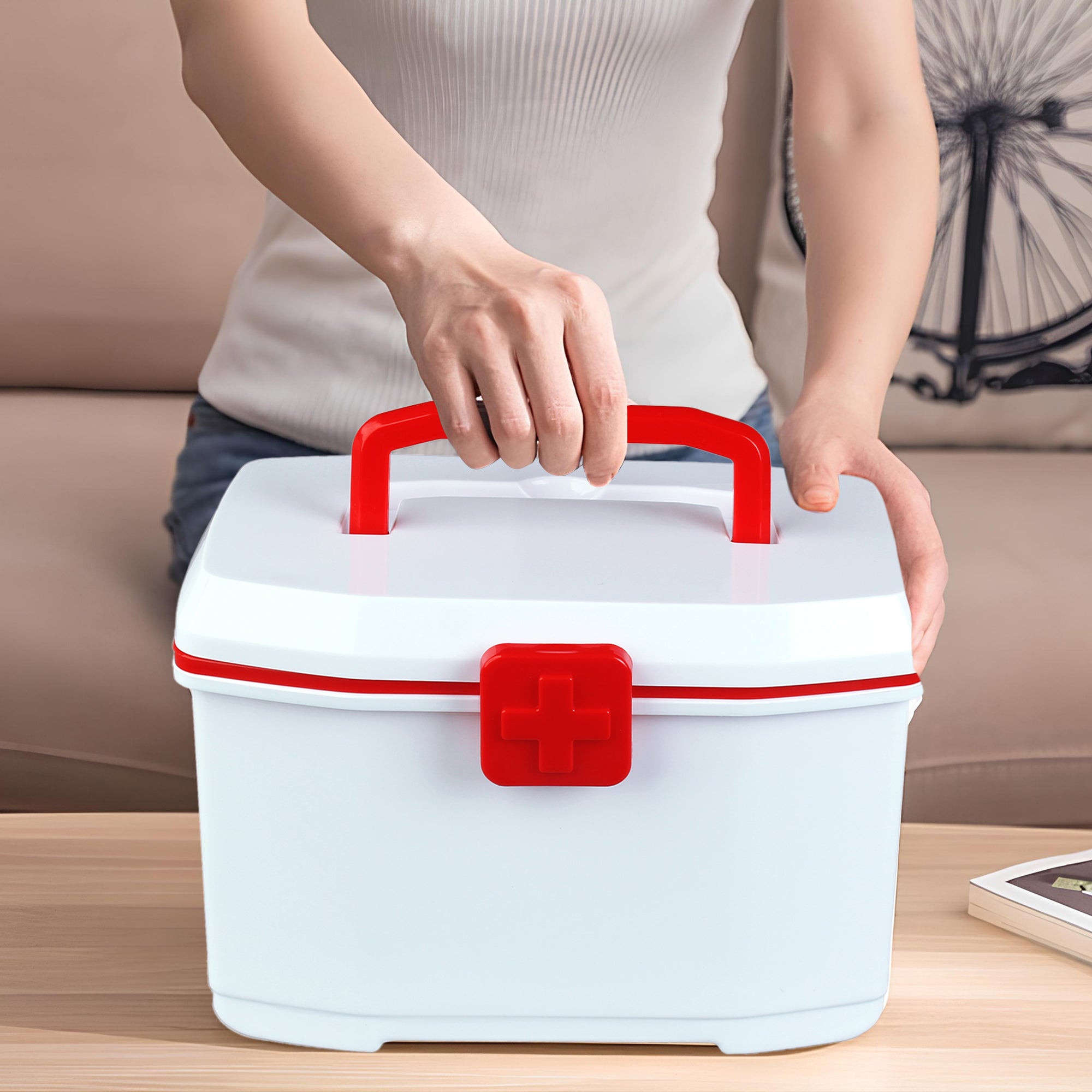 Small Red Medicine Box