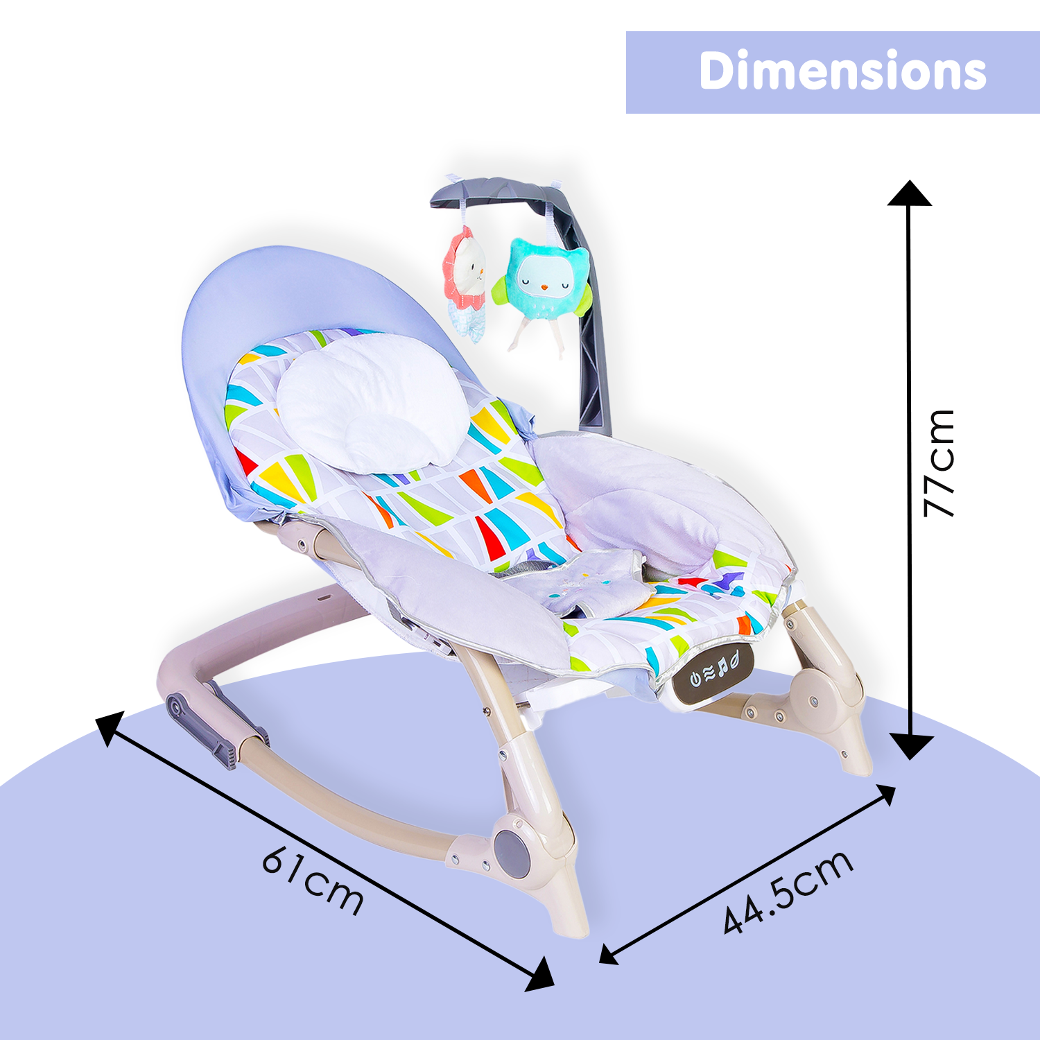 Floral baby bouncer sales