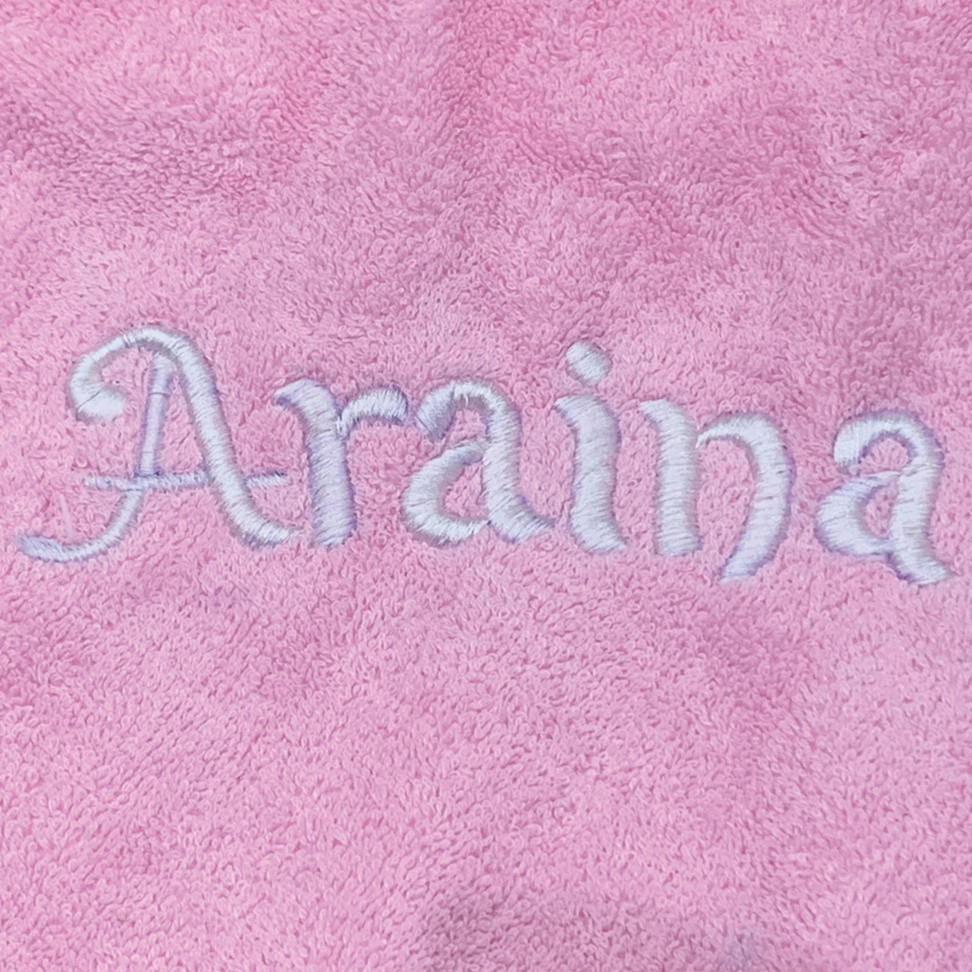 Sheep Pink Hooded Towel