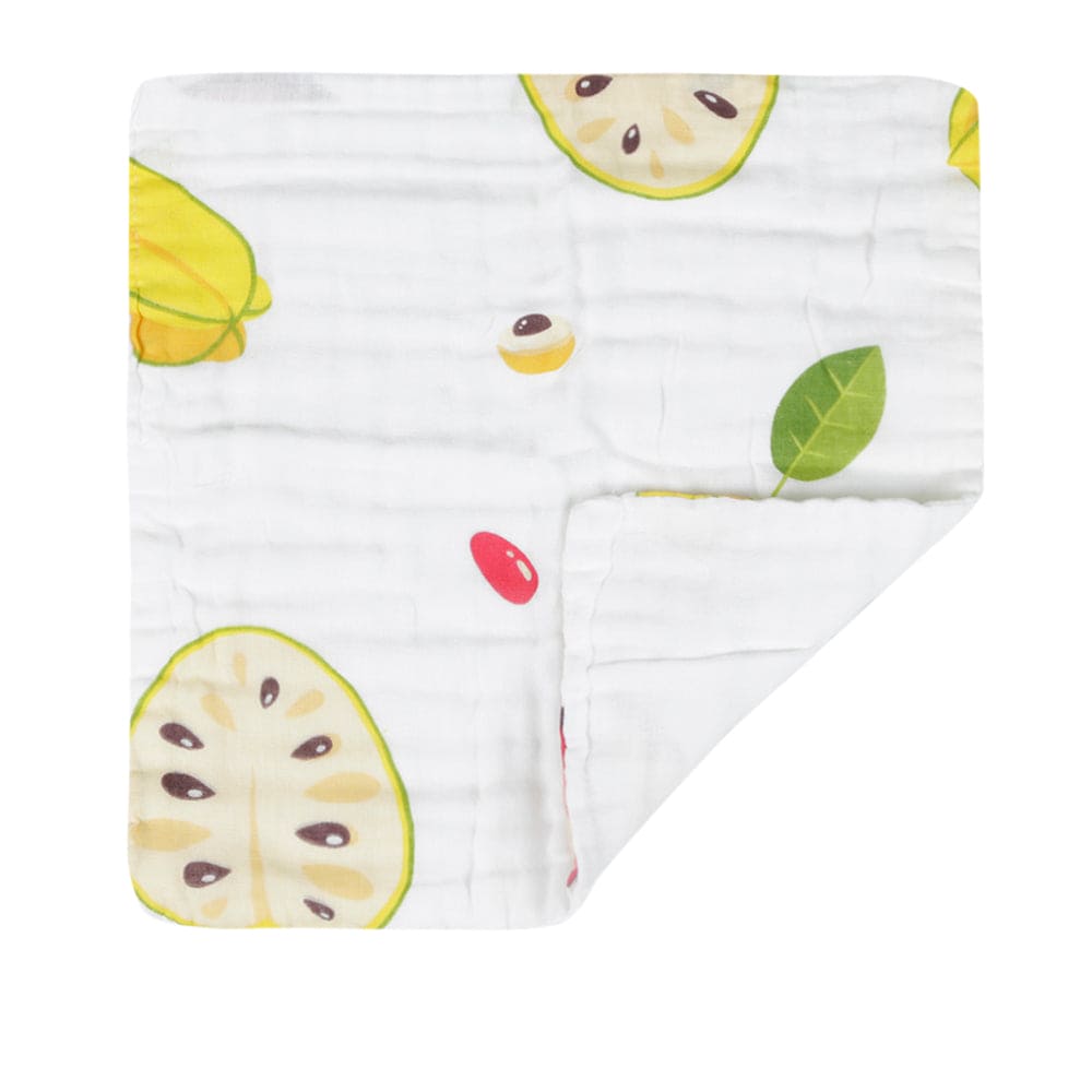 Fun With Fruits Multicolour 3 Pk Large Muslin Napkin