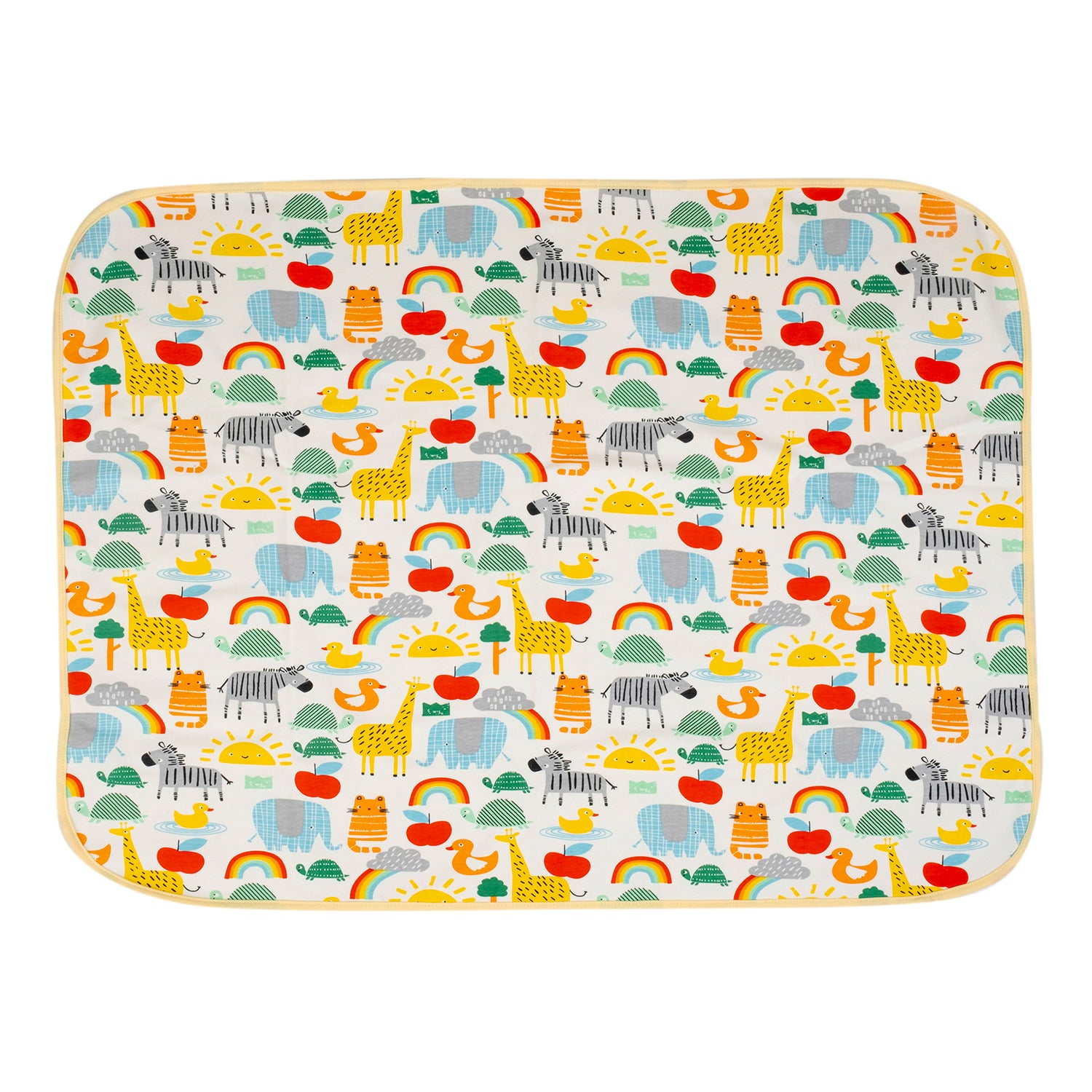Baby Moo Jungle Tale Sweet Dreams Water-resistant Bed Protector - Multicolour