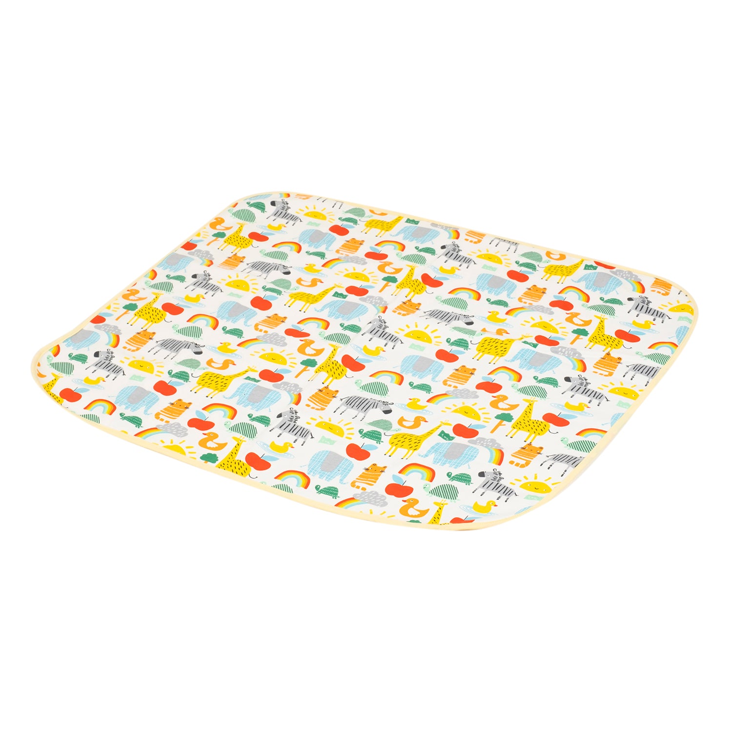 Baby Moo Jungle Tale Sweet Dreams Water-resistant Bed Protector - Multicolour