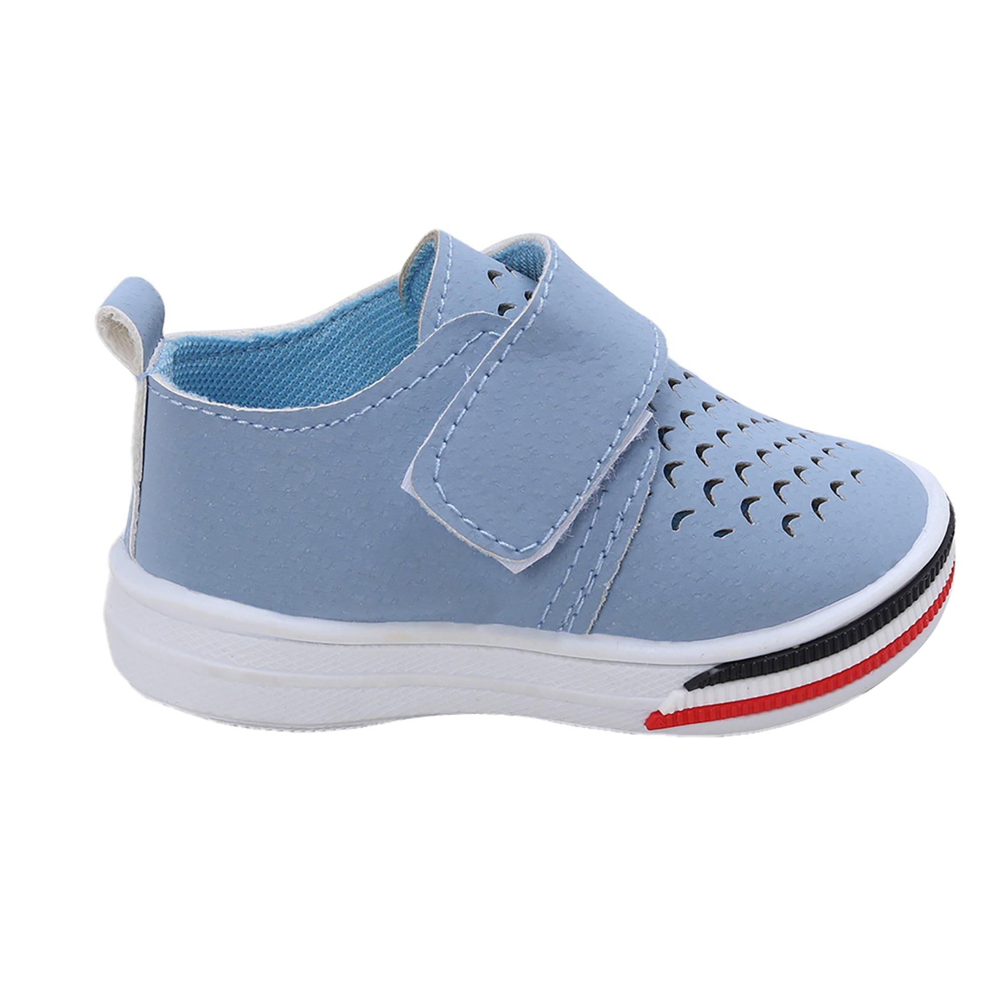 Baby Moo Breathable Velcro Strap Anti-Skid Chu Chu Sound Sneakers - Blue