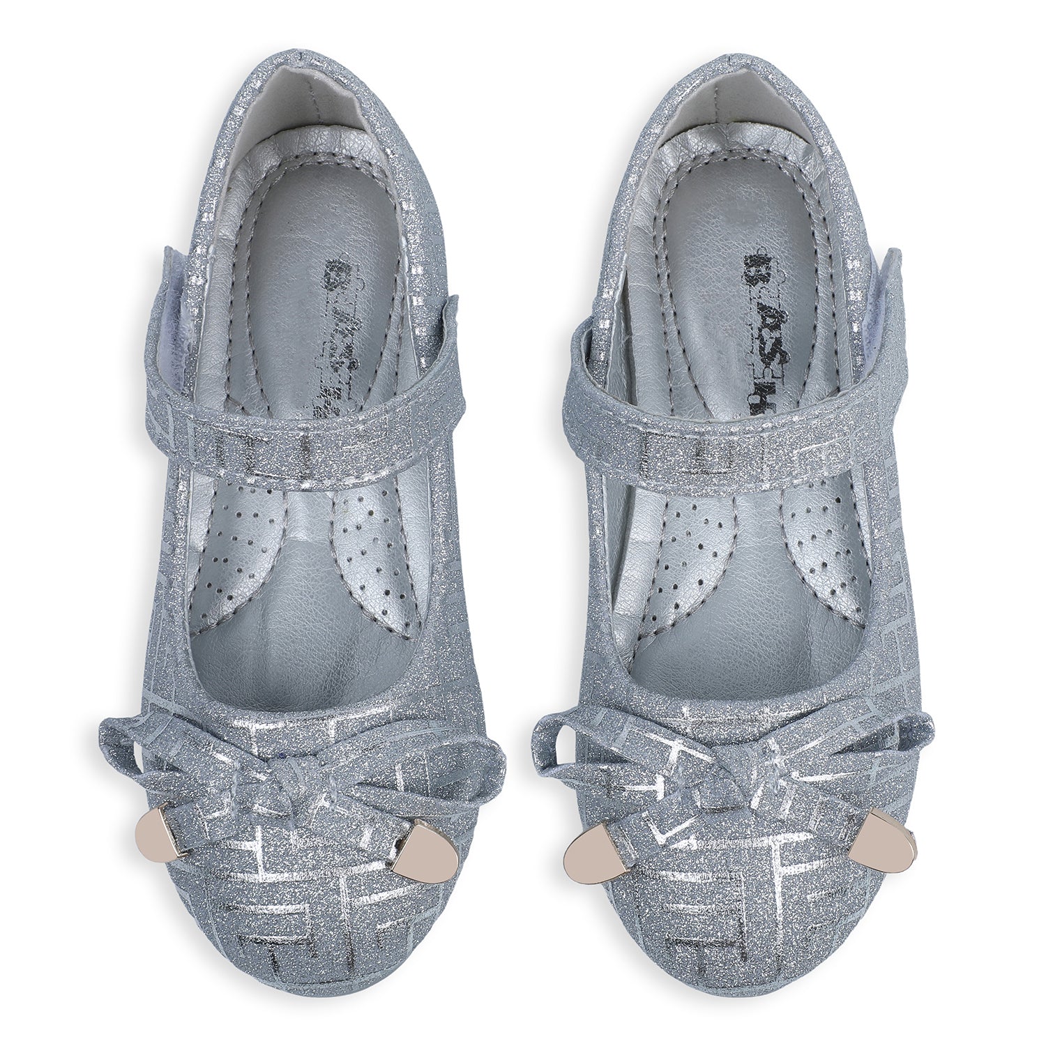 Silver mary jane online shoes girl