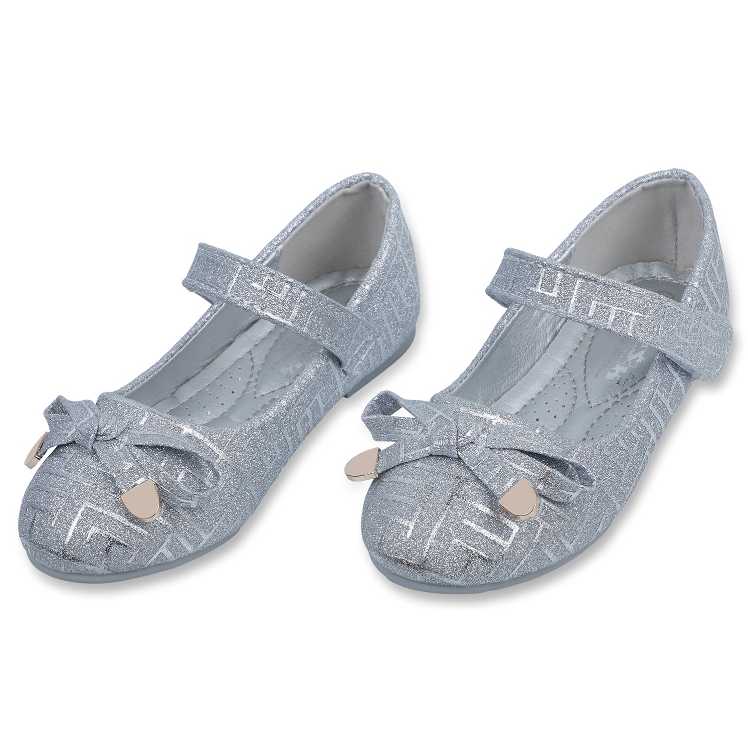 Girls silver mary discount janes