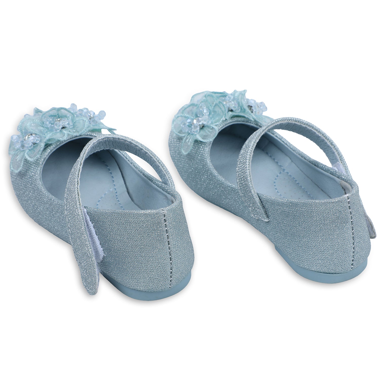 Baby Moo x Bash Kids Princess Party Frozen Theme Mary Jane Ballerinas - Blue