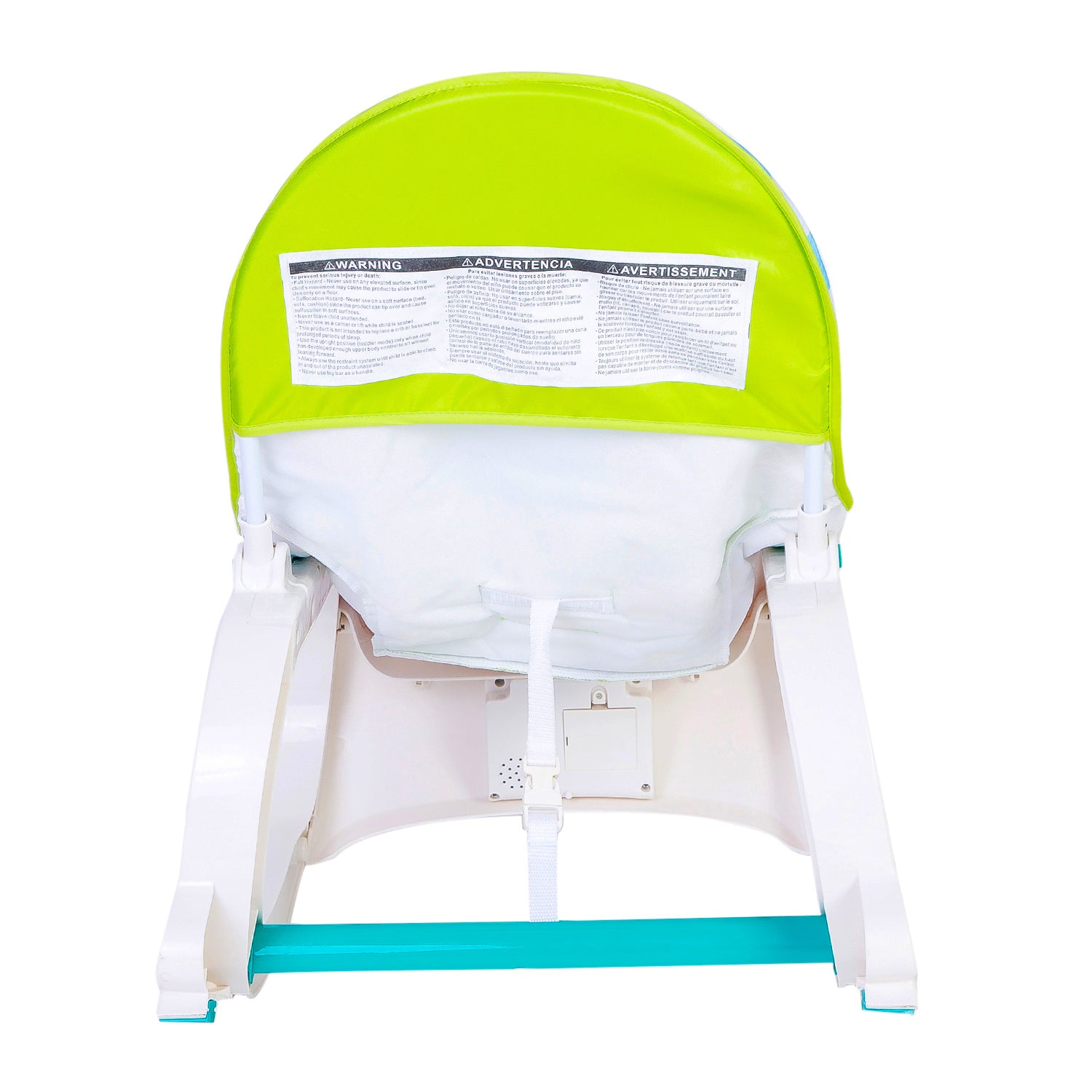 Baby Moo 2 In 1 Rocker Cum Feeding Chair 20 Kg Green