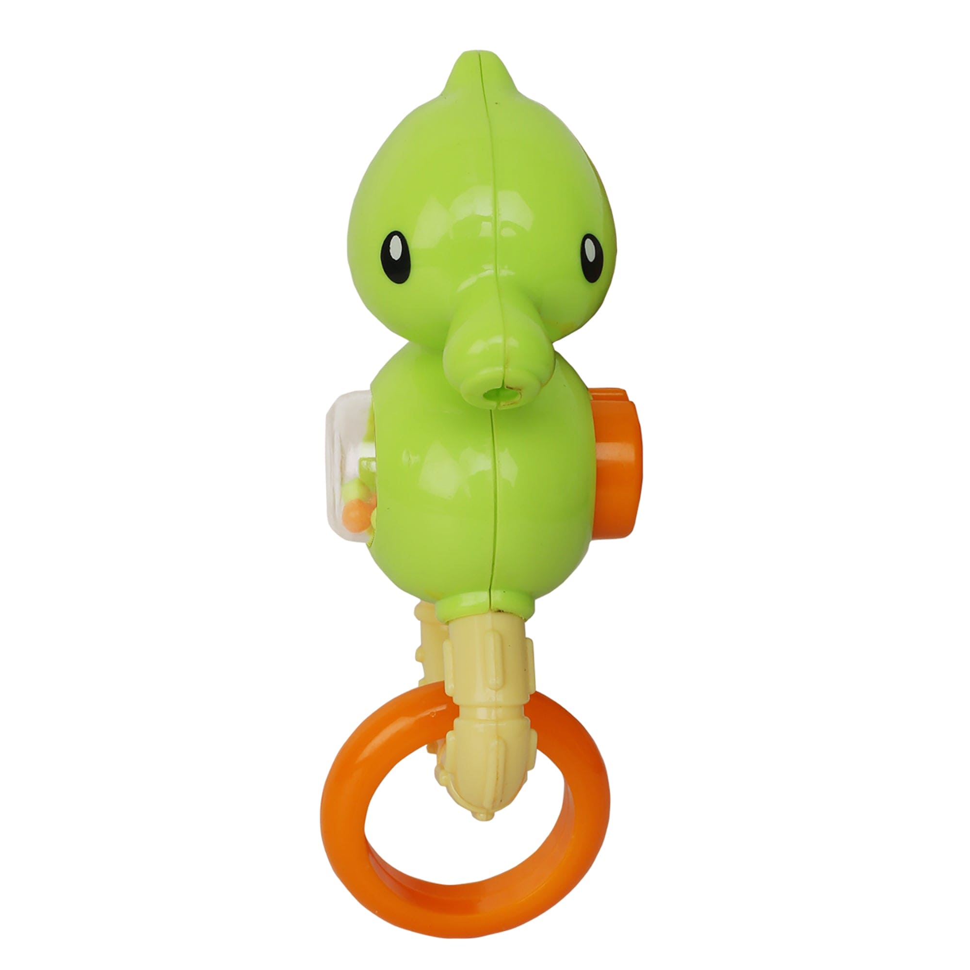 Seahorse Green Rattle Toy