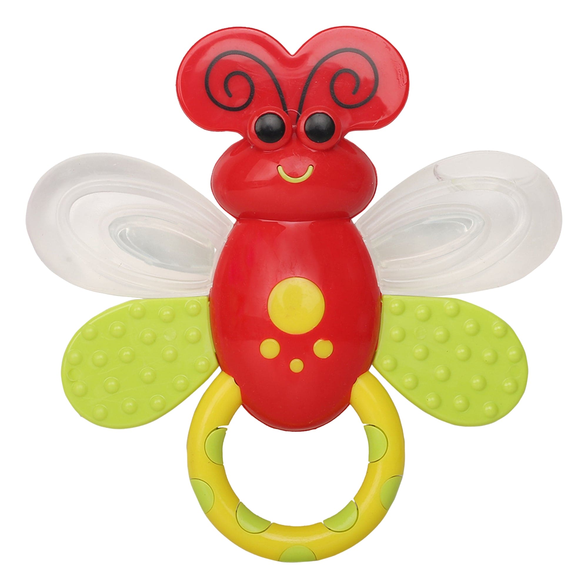 Butterfly Red Rattle Toy