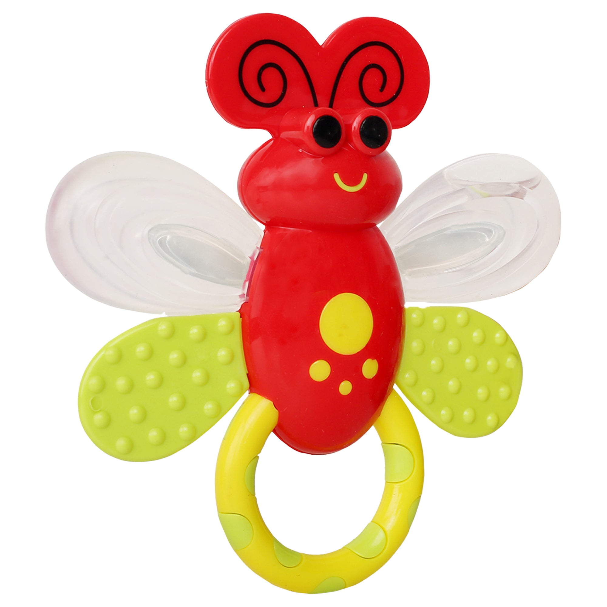 Butterfly Red Rattle Toy