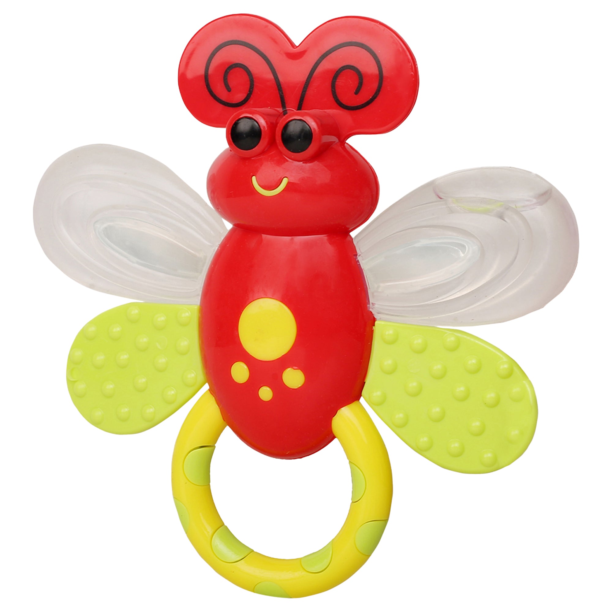 Butterfly Red Rattle Toy