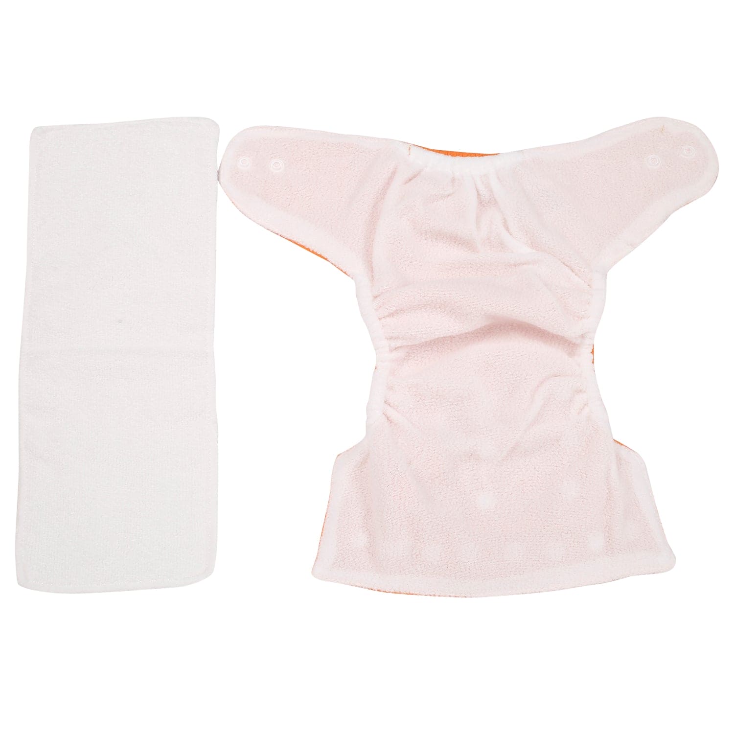 Plain Orange Reusable Diaper