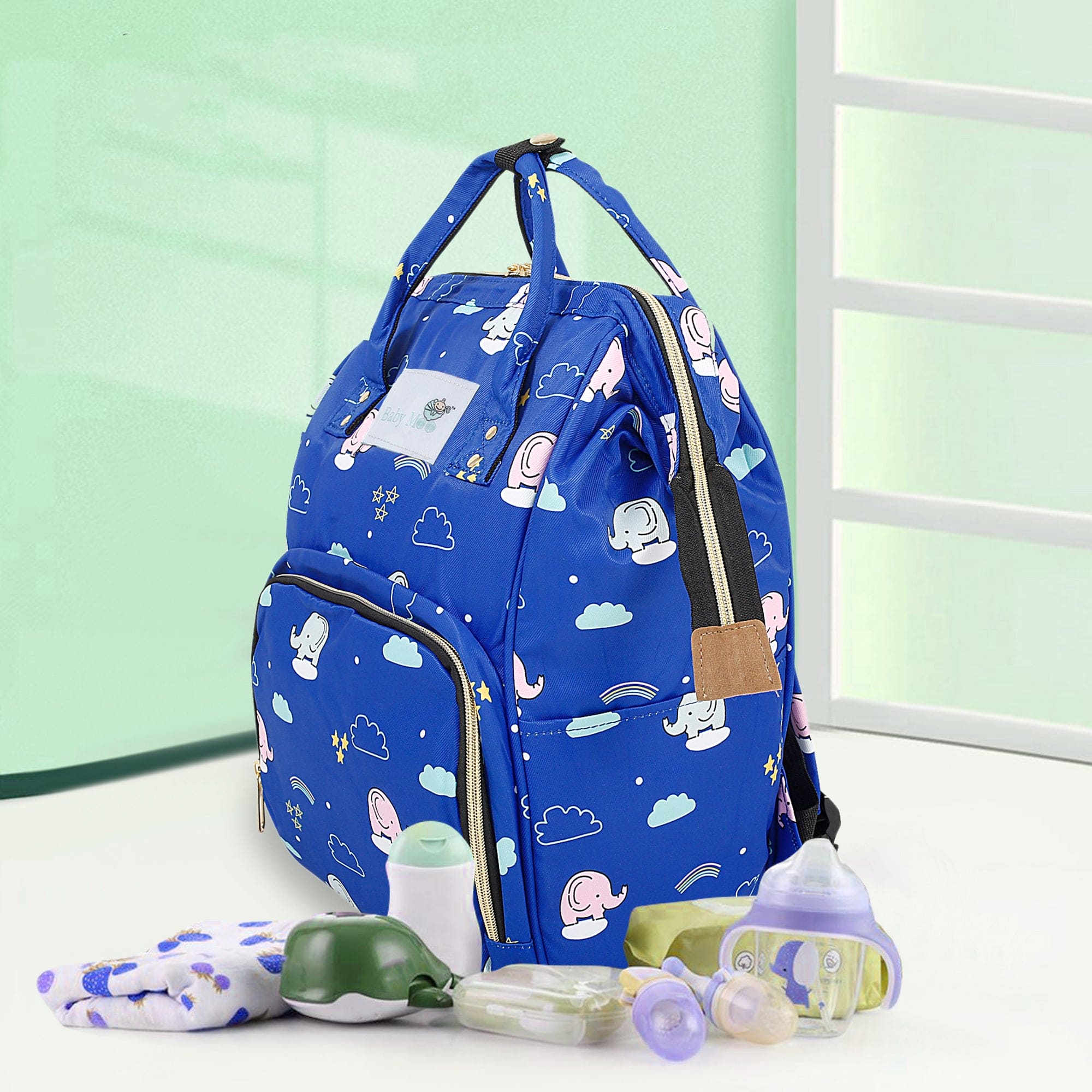 Starry Night Royal Blue Diaper Bag