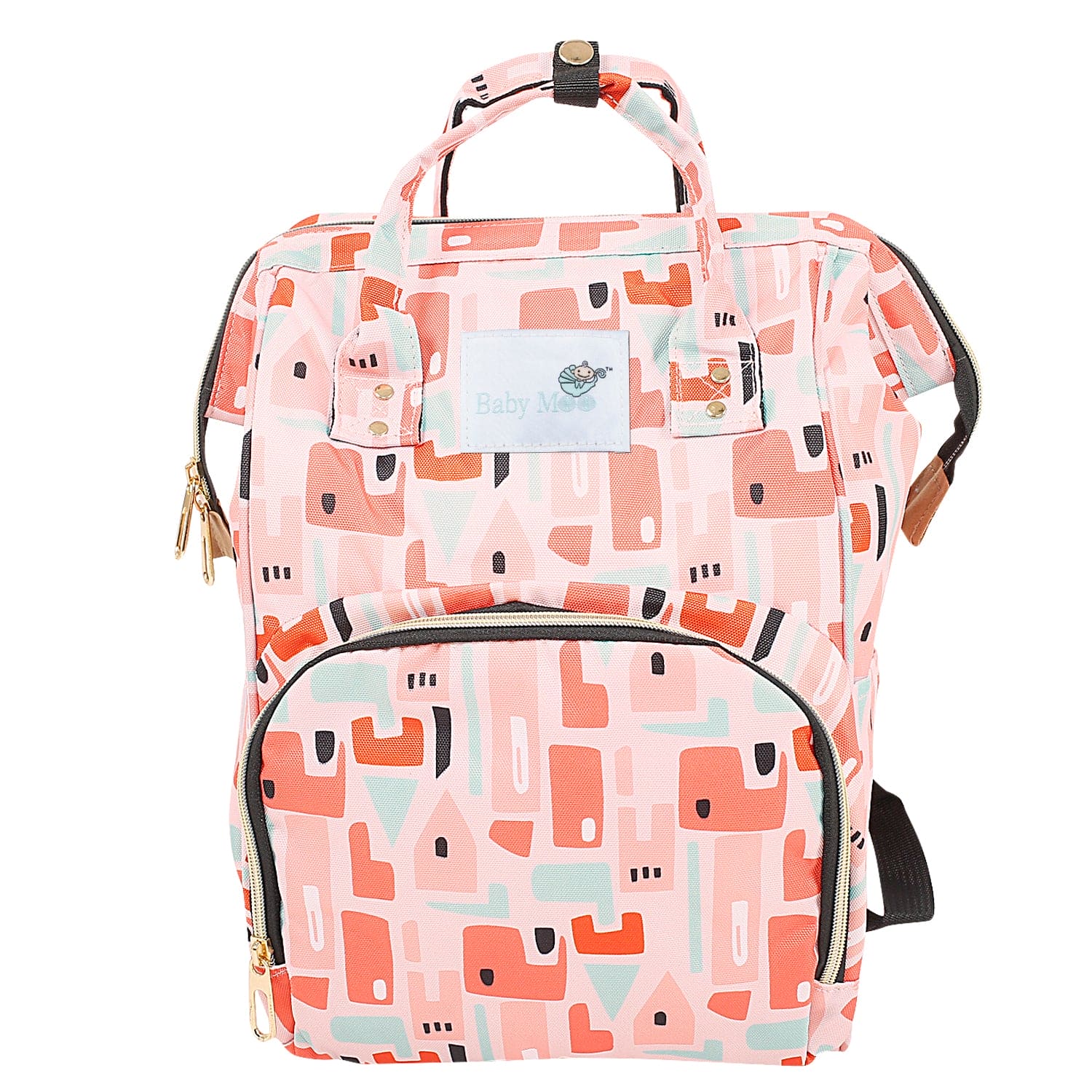 Abstract Peach Diaper Bag