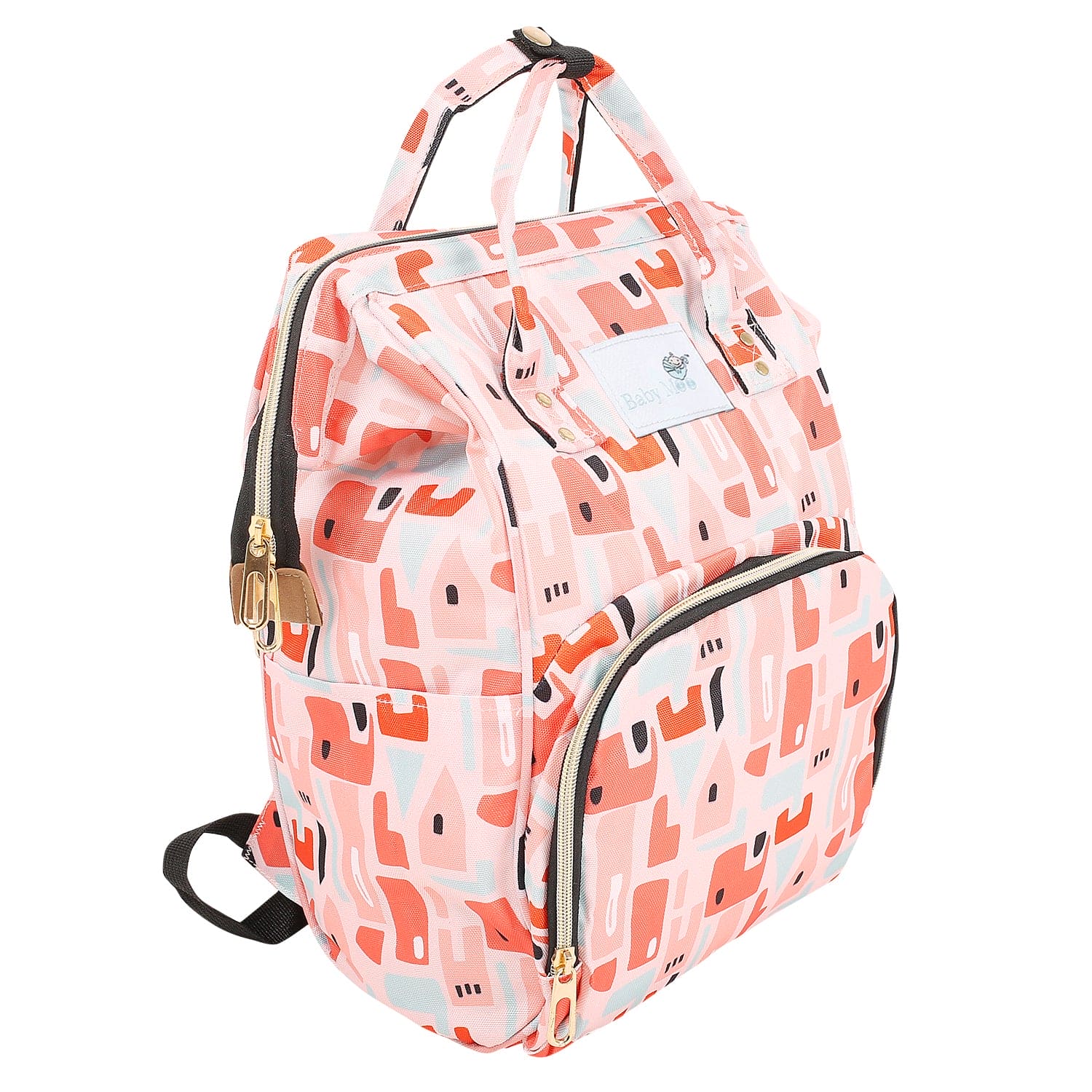 Abstract Peach Diaper Bag