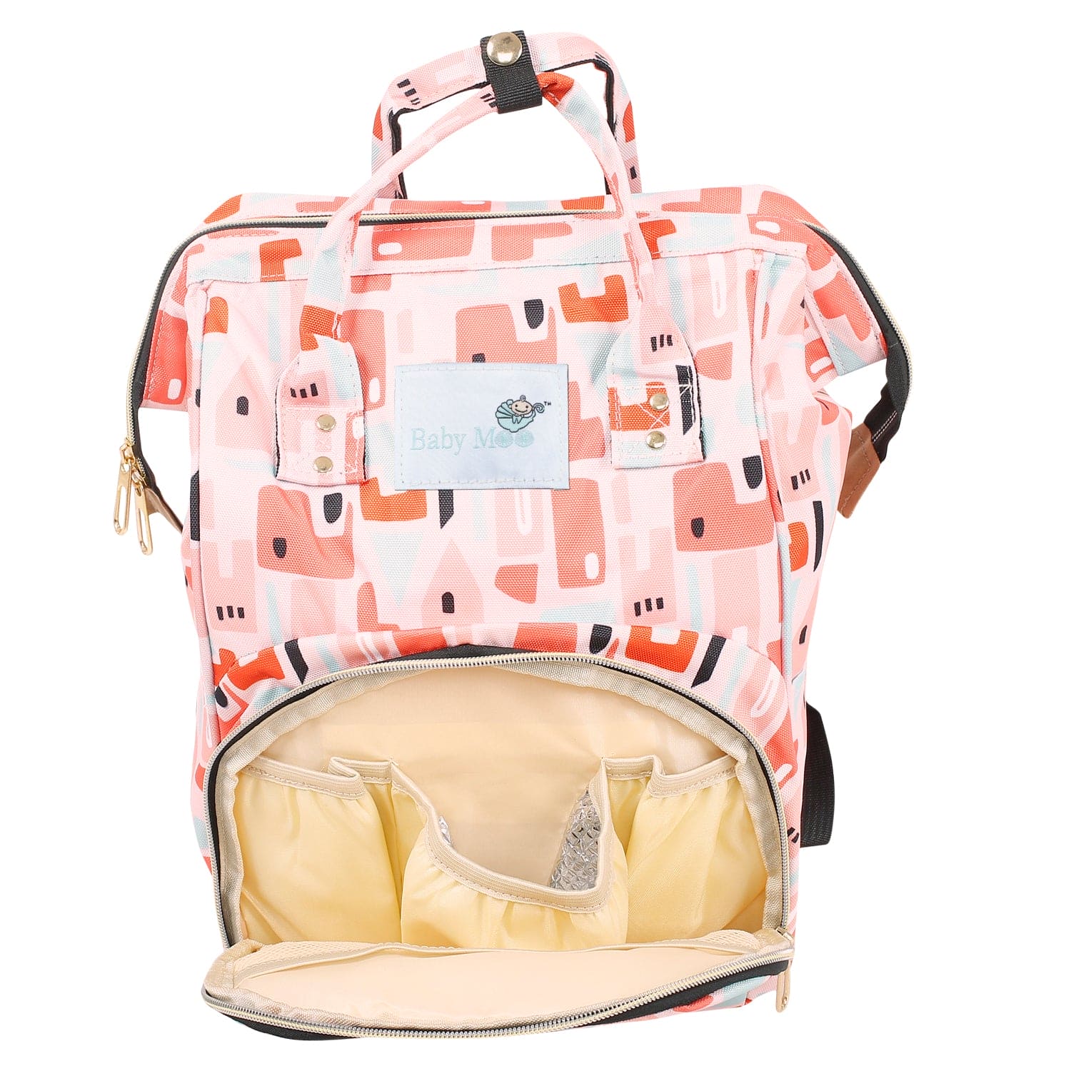 Abstract Peach Diaper Bag