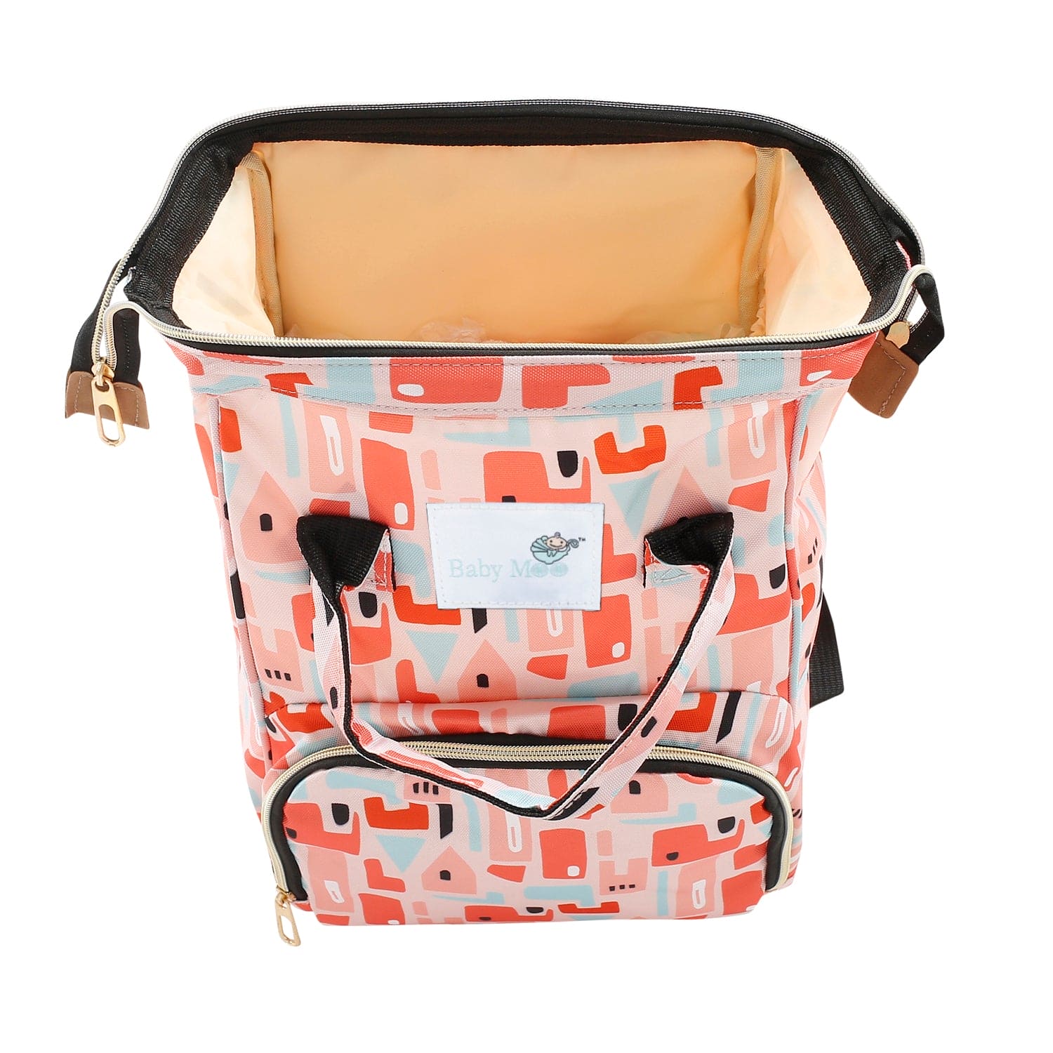 Abstract Peach Diaper Bag