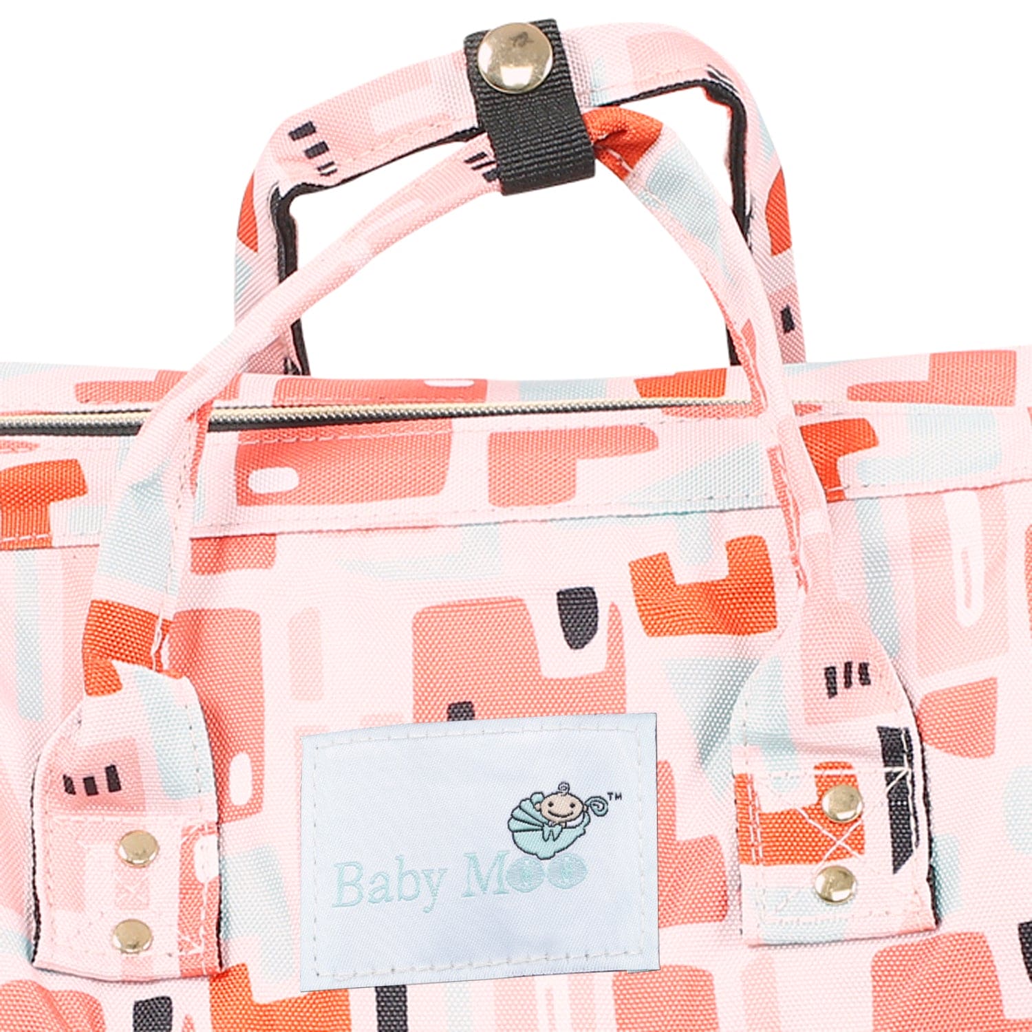 Abstract Peach Diaper Bag