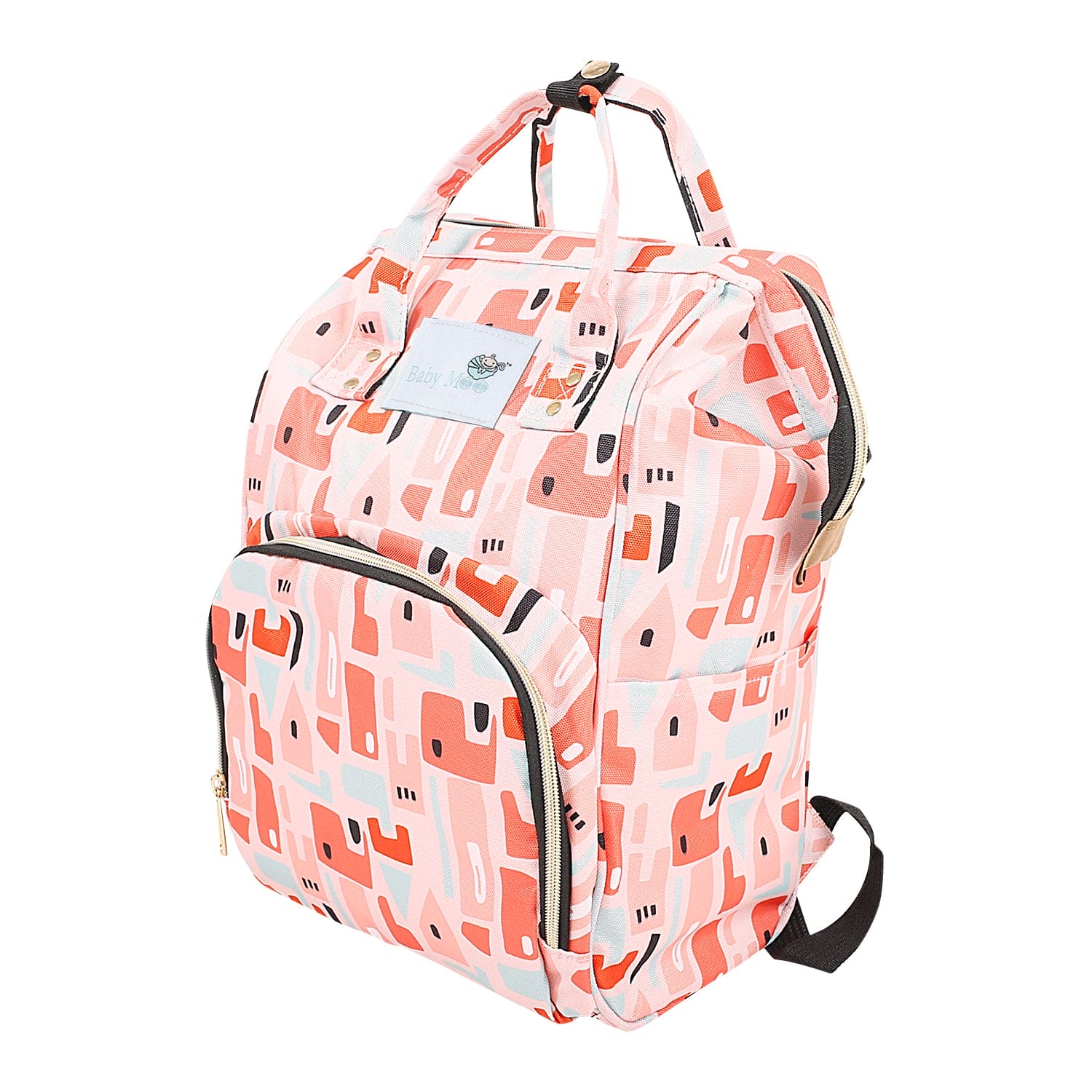 Abstract Peach Diaper Bag