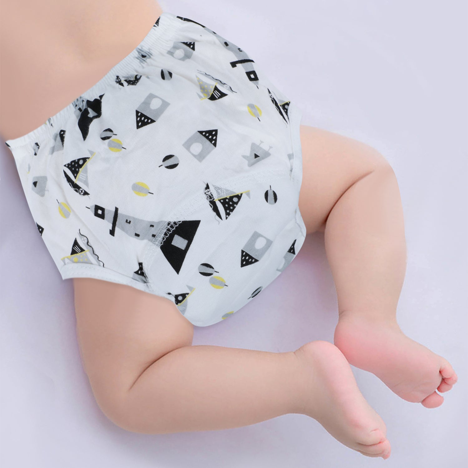 Baby Moo Sailor Captain Reusable Cloth Training Diaper Panty - Multicolour - Baby Moo