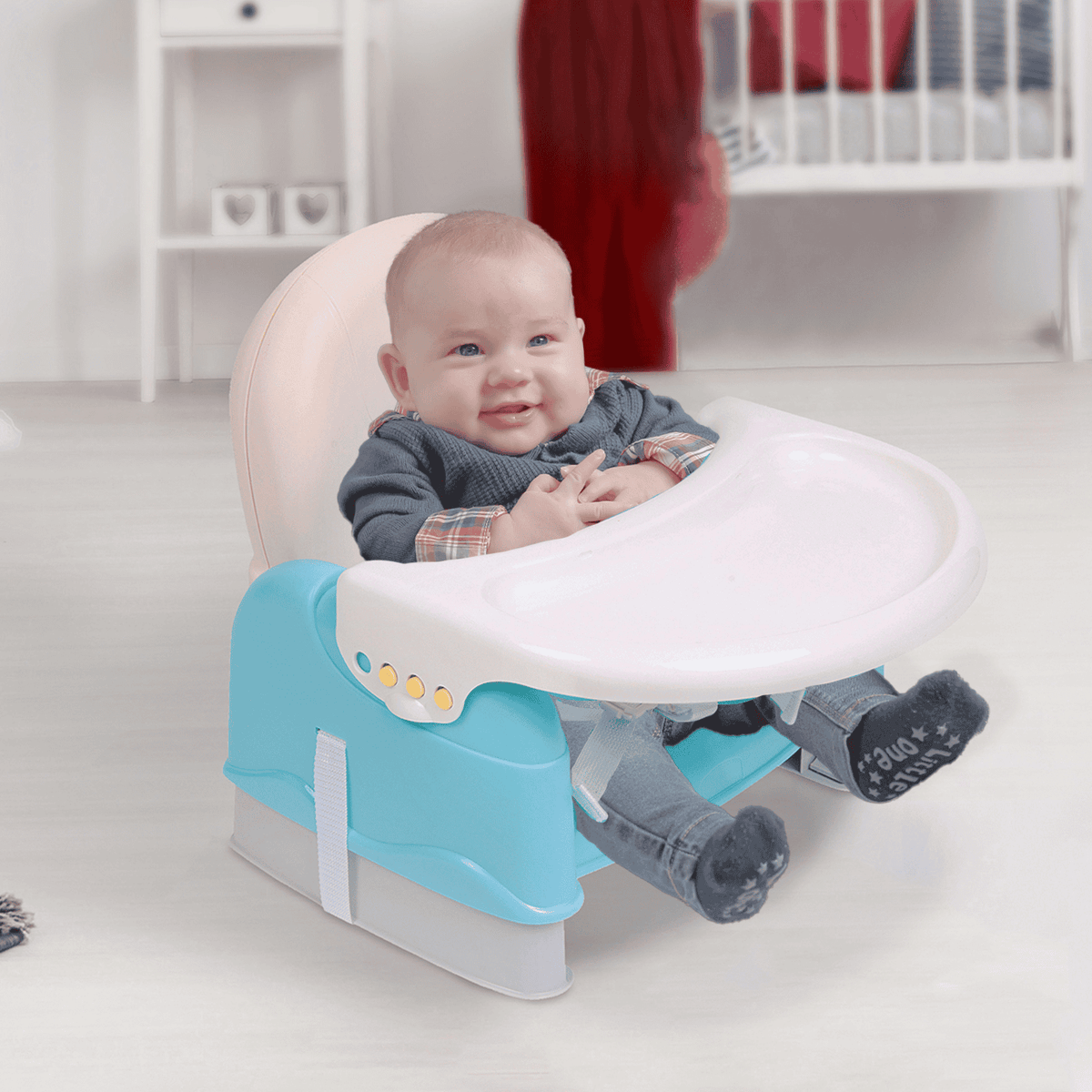 Buy Blue Foldable Feeding Seat for Kids Online