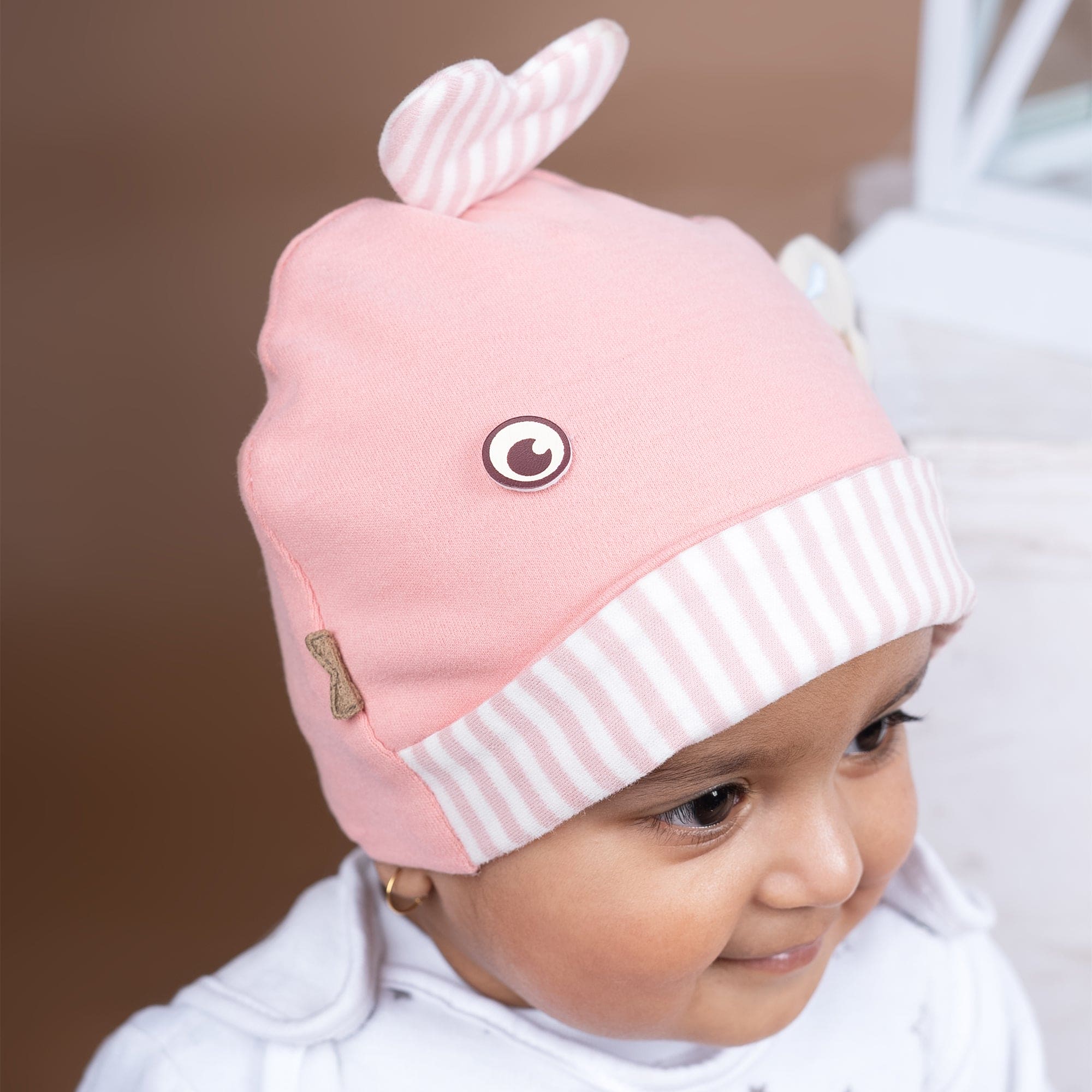 Pink Babys Caps DALIX Infant Trucker Hat Light Pink And White Baby