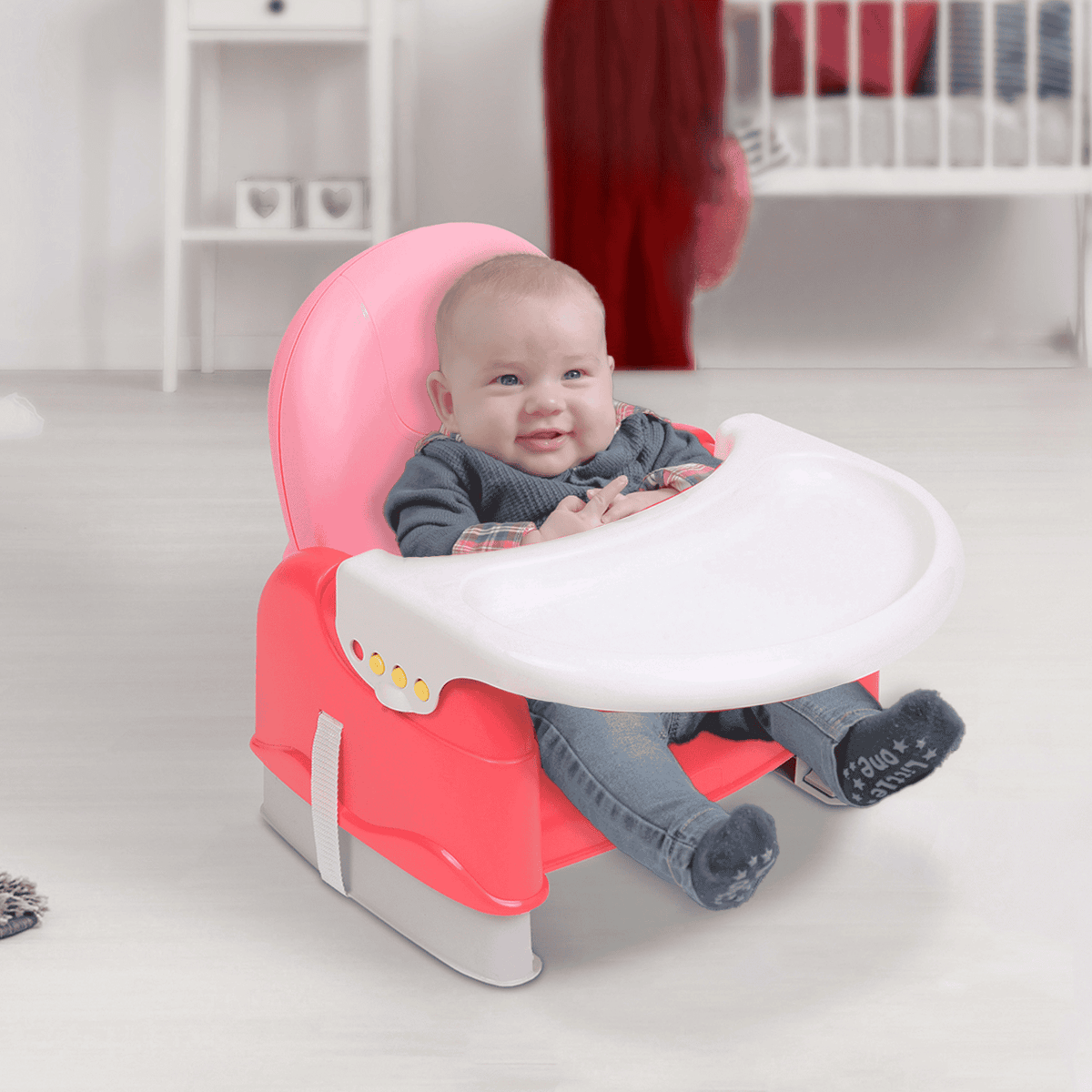 Infant booster hot sale high chair