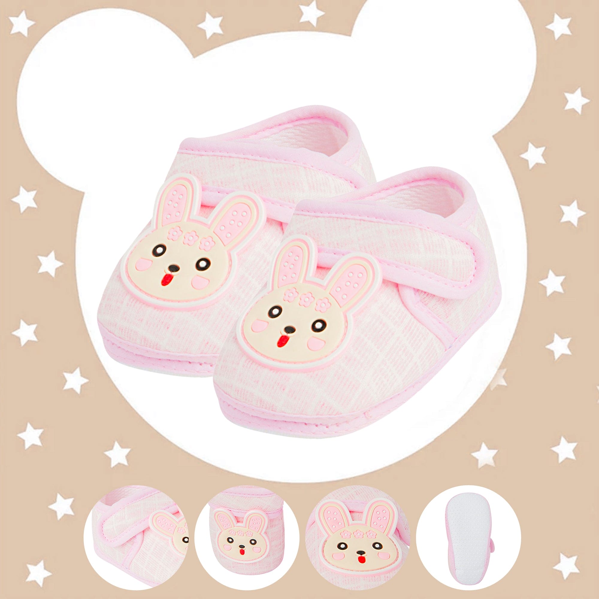 Cute Bunny Pink Booties