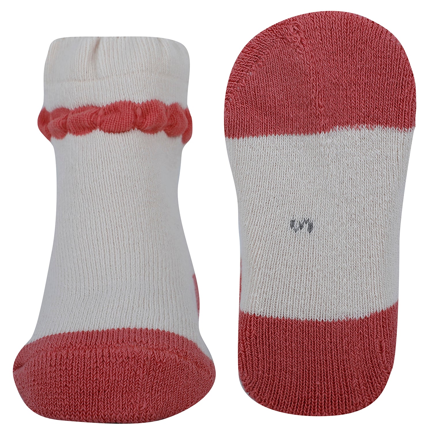 Baby Moo Tomato Soft Socks Pack of 4 - Red, Peach