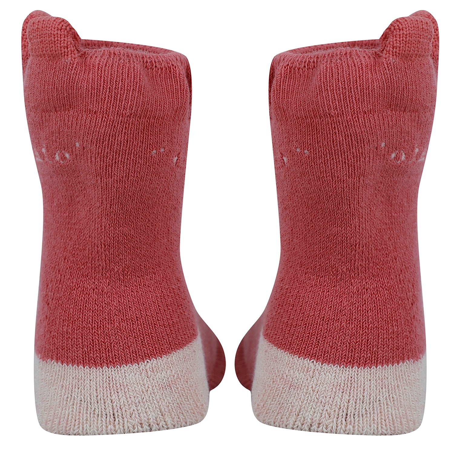 Baby Moo Tomato Soft Socks Pack of 4 - Red, Peach