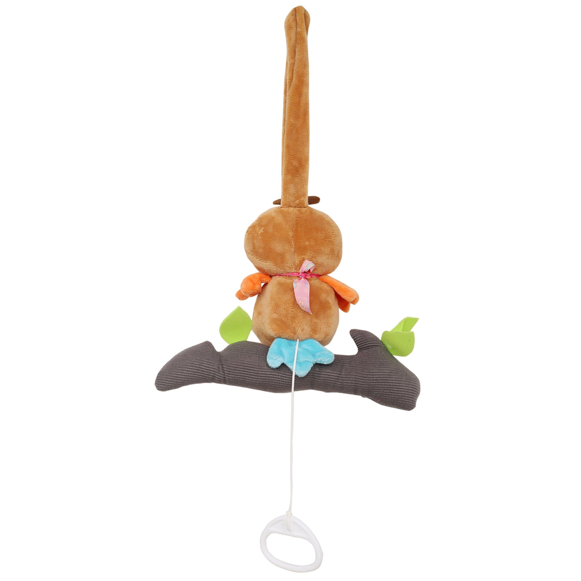 Bird Brown Hanging Pulling Toy