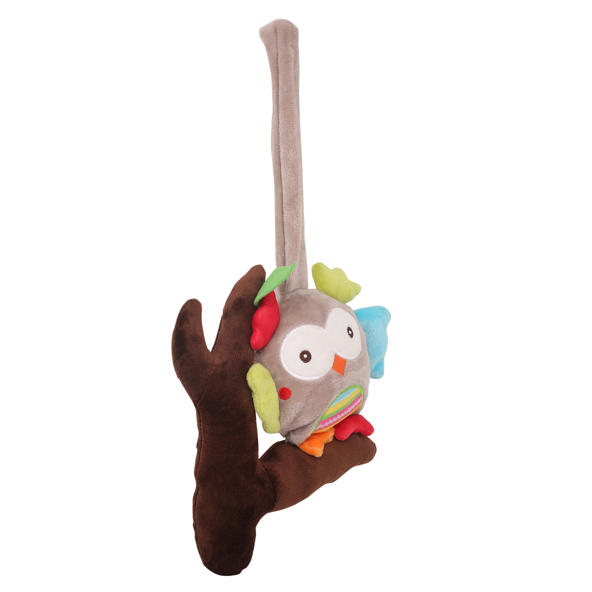 Owl Grey Hanging Pulling Toy