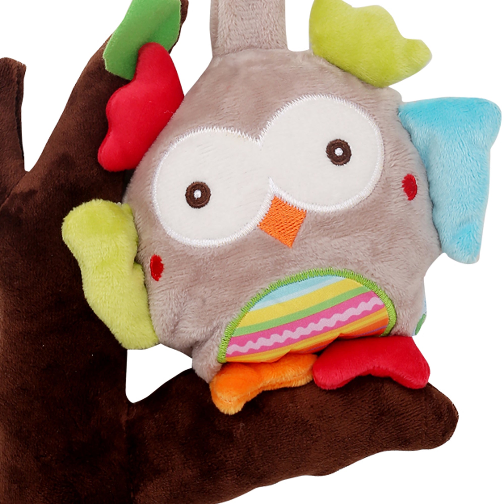 Owl Grey Hanging Pulling Toy