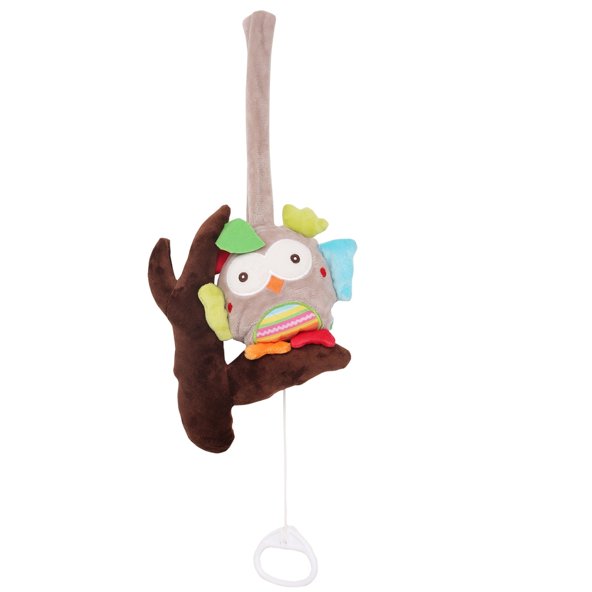 Owl Grey Hanging Pulling Toy