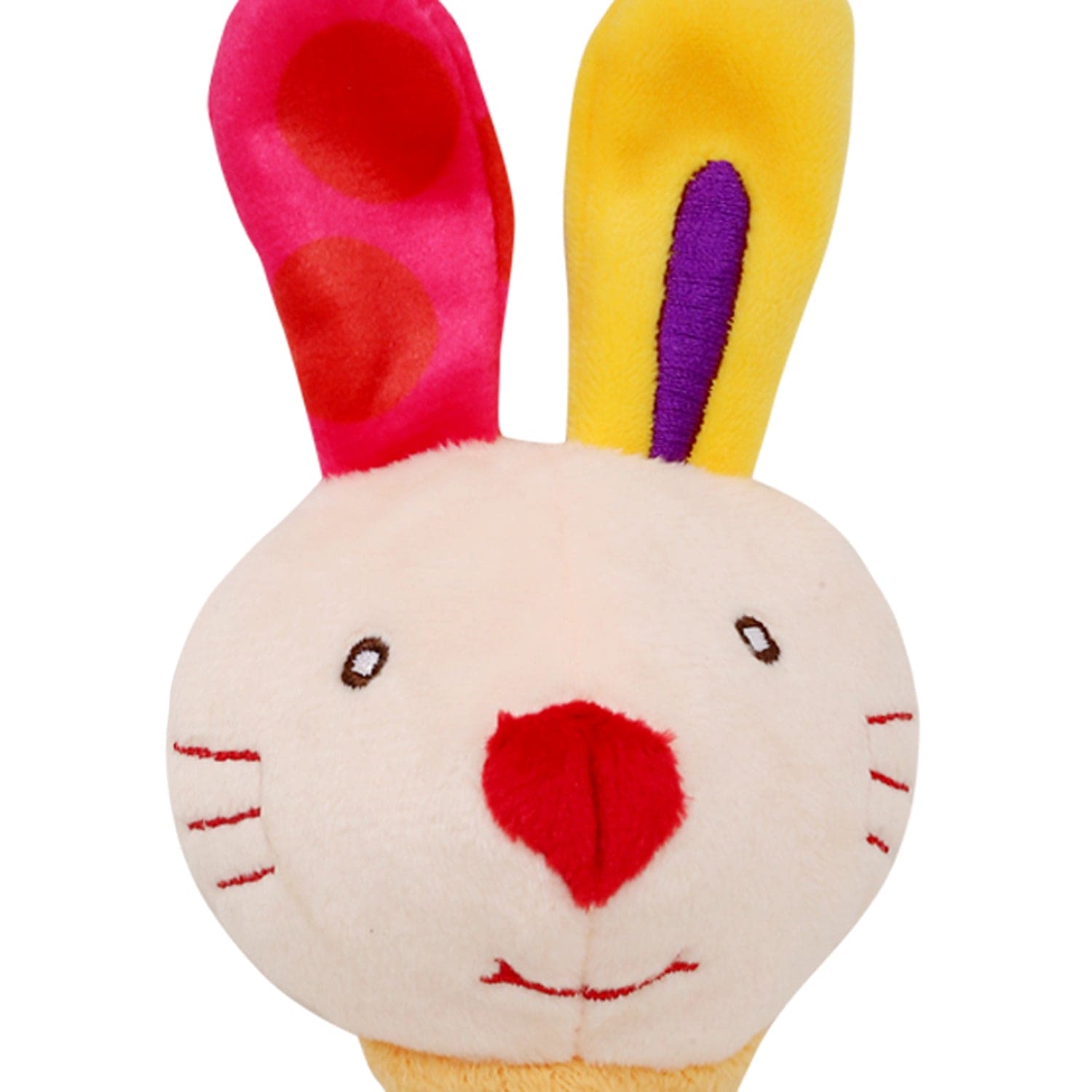 Big Earred Rabbit Multicolour Handheld Rattle