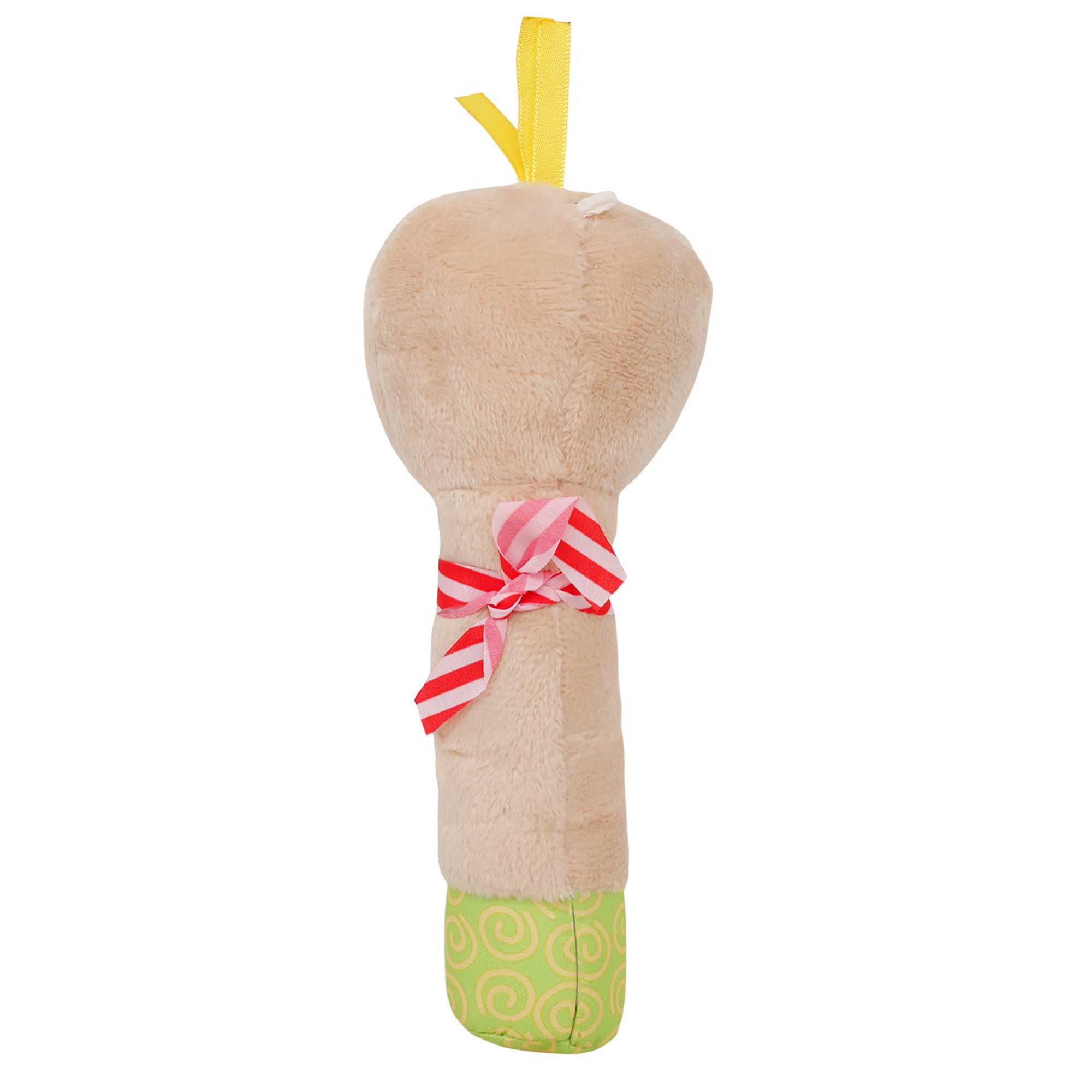 Tortoise Cream Handheld Rattle