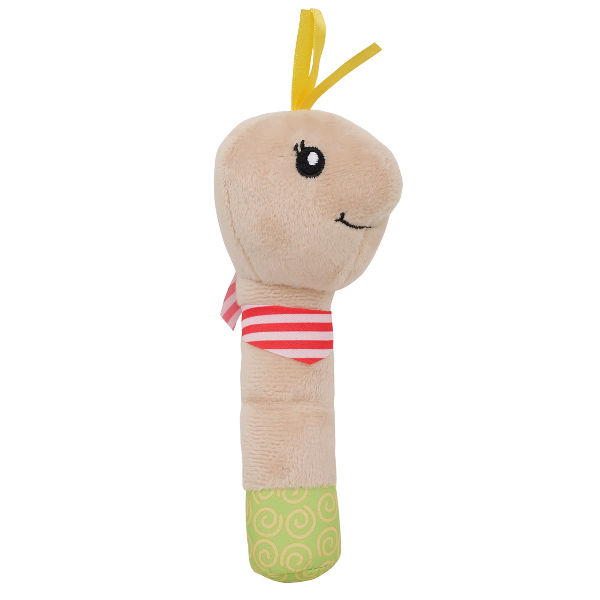 Tortoise Cream Handheld Rattle