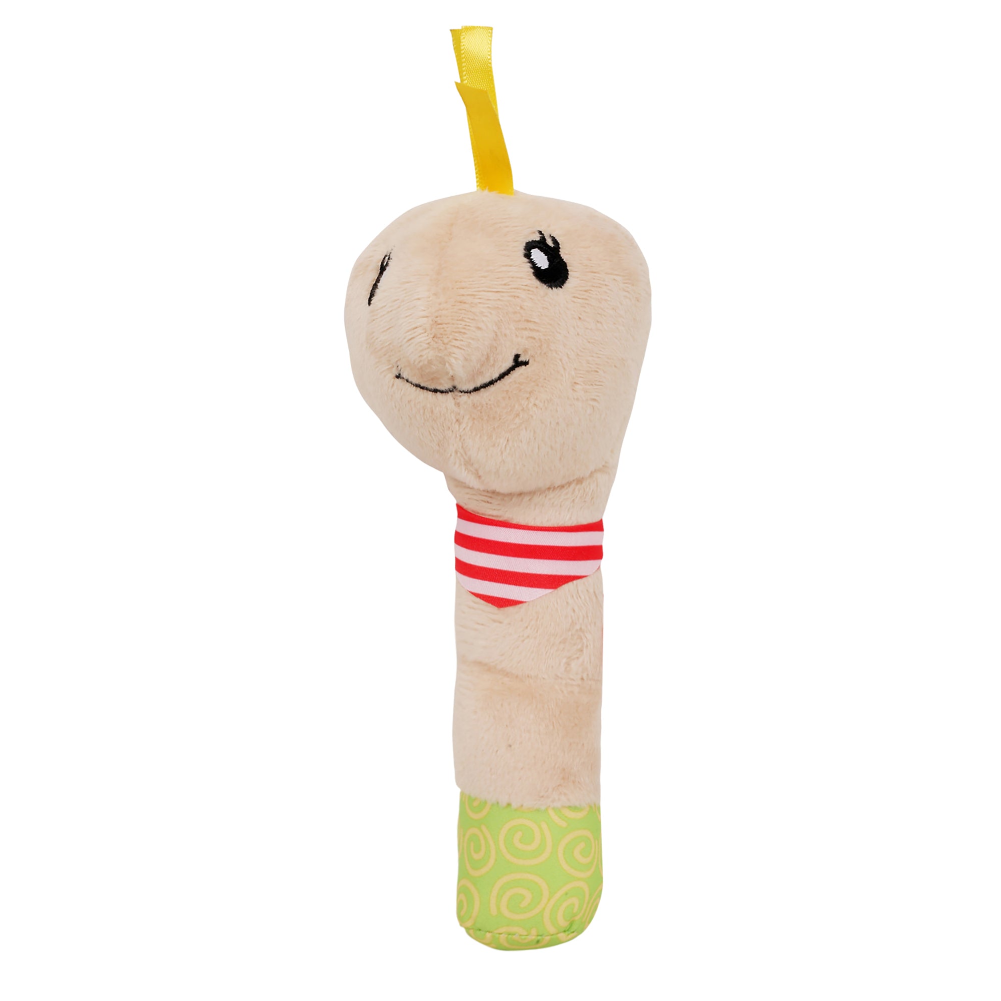 Tortoise Cream Handheld Rattle