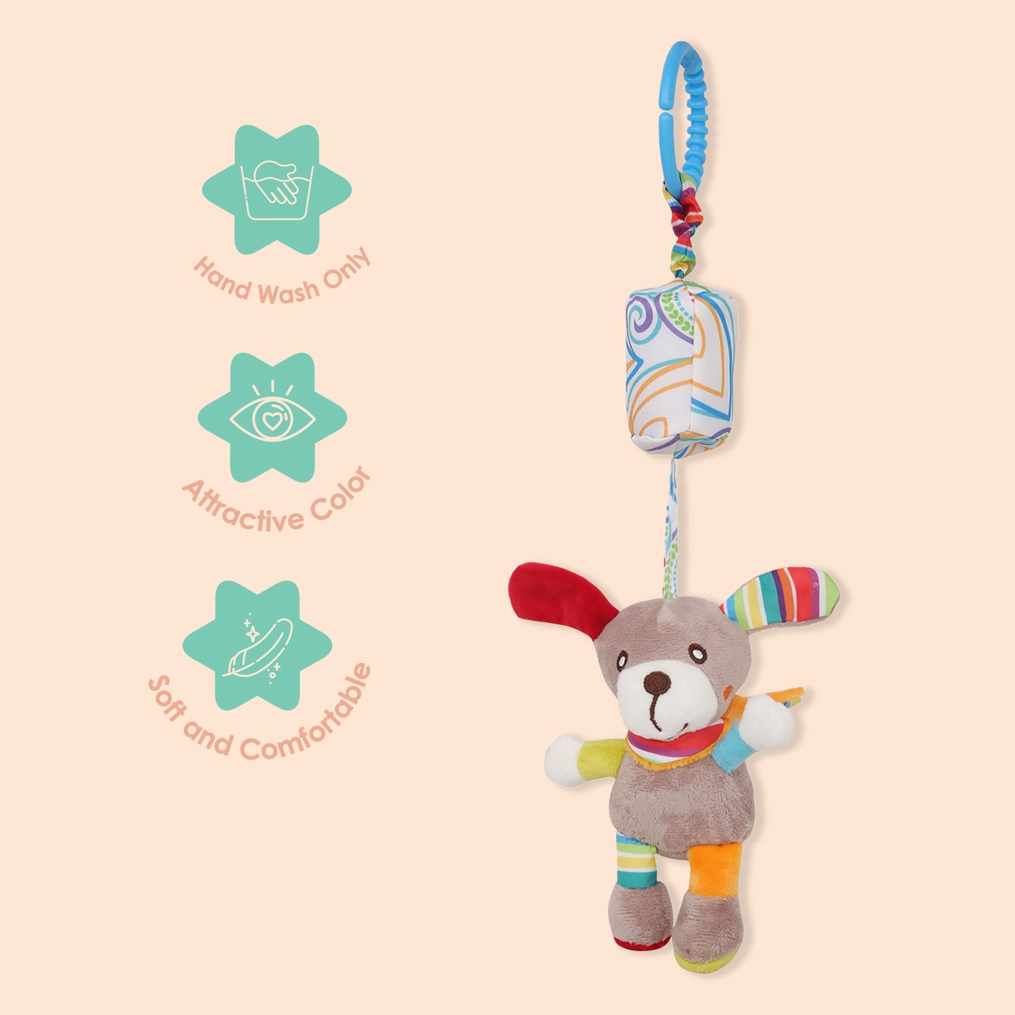 Dog Multicolour Wind Chime Hanging Toy