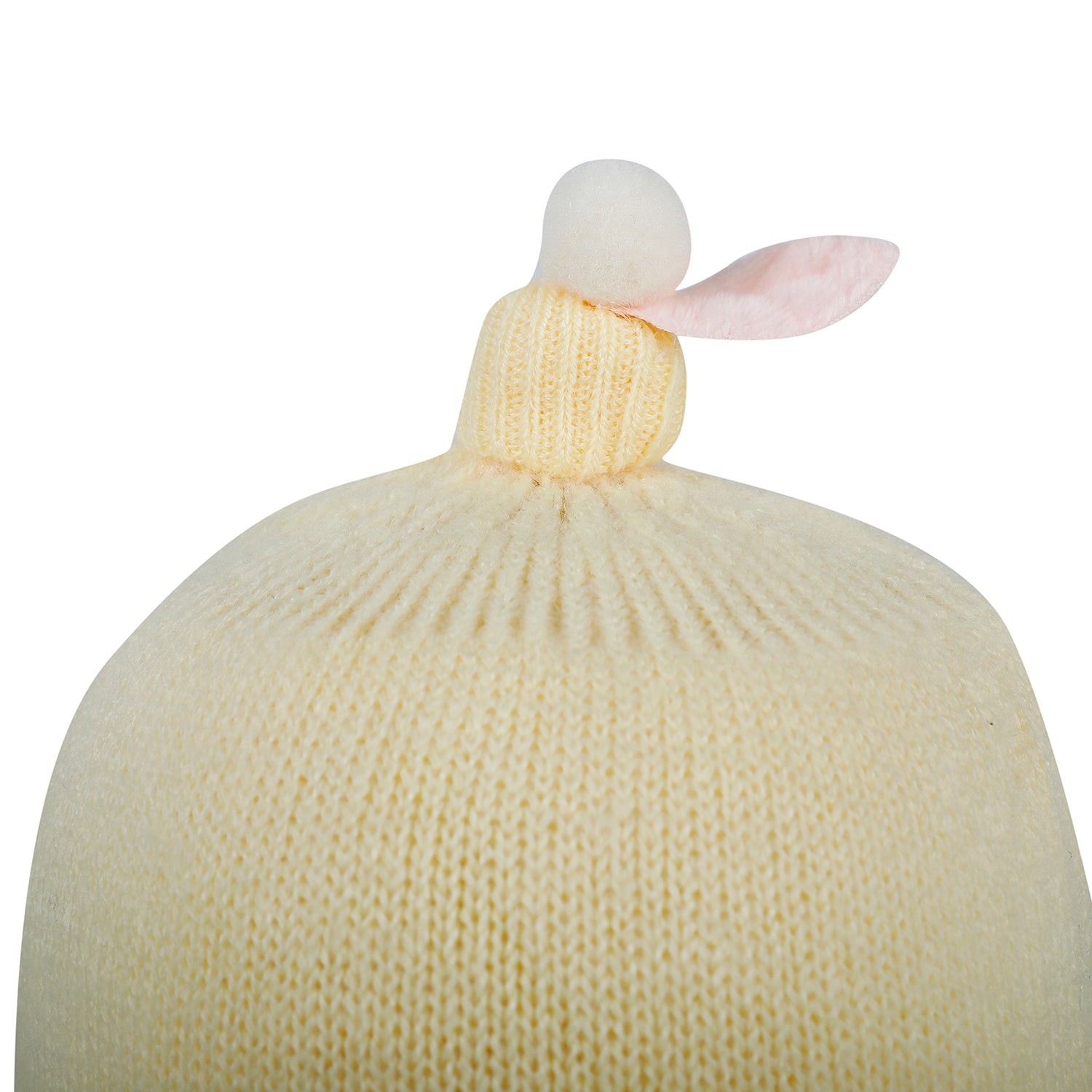Baby Moo Star Breathable Beanie Warm Knitted Woollen Cap - Yellow
