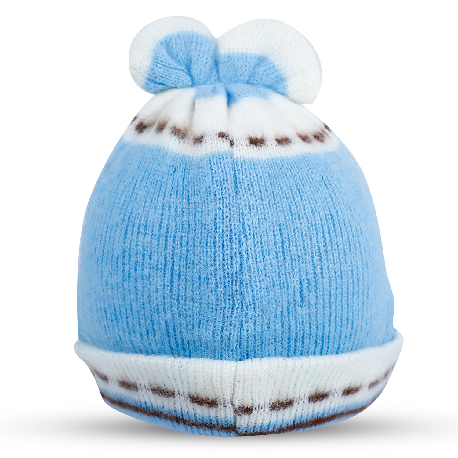 Baby Moo Koala Breathable Beanie Warm Knitted Woollen Cap - Blue