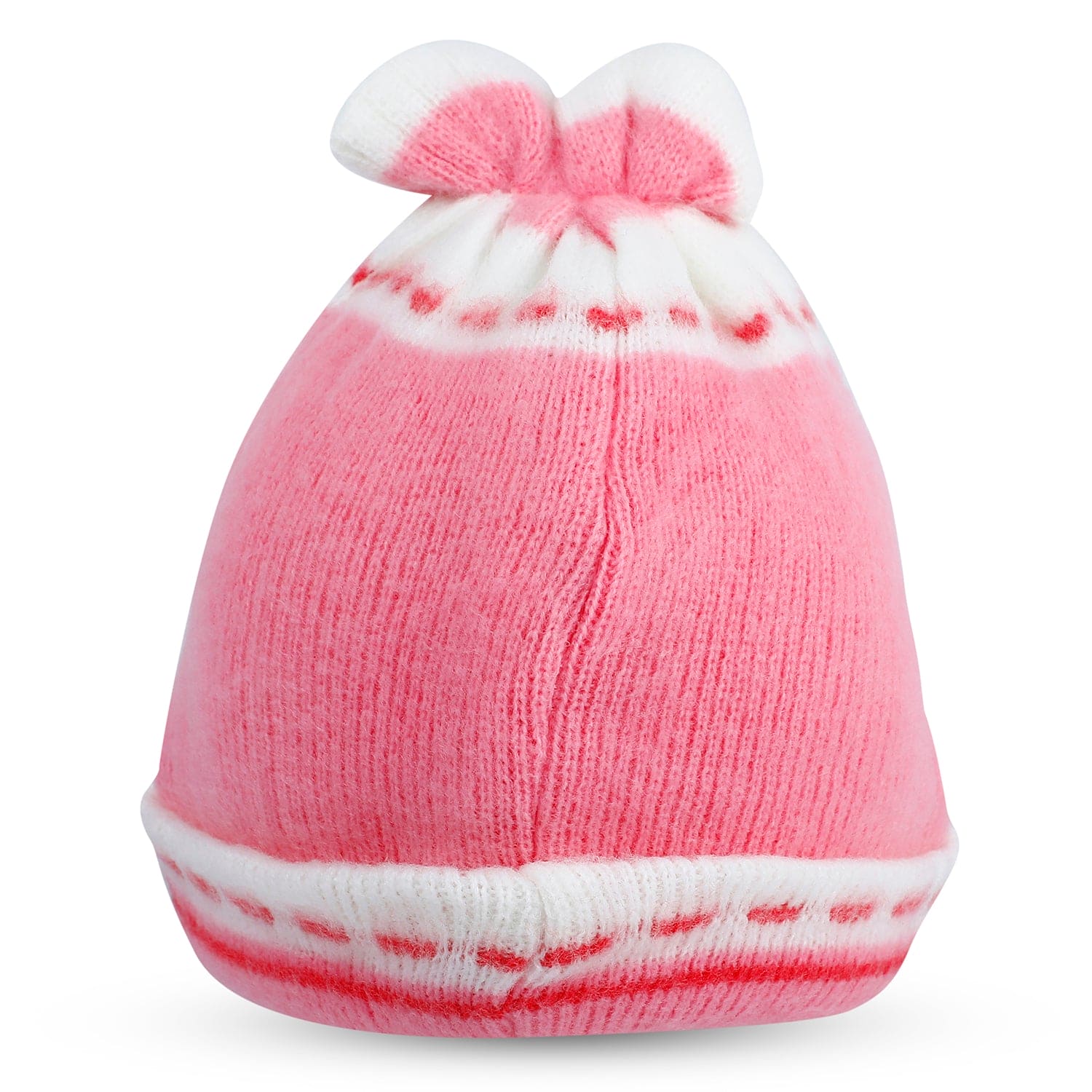 Baby Moo Koala Breathable Beanie Warm Knitted Woollen Cap - Pink