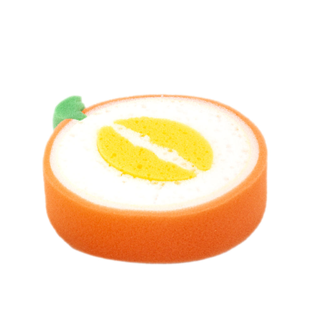 Baby Moo Sliced Custard Apple And Orange 2 Pk Bath Sponge - Multicolour