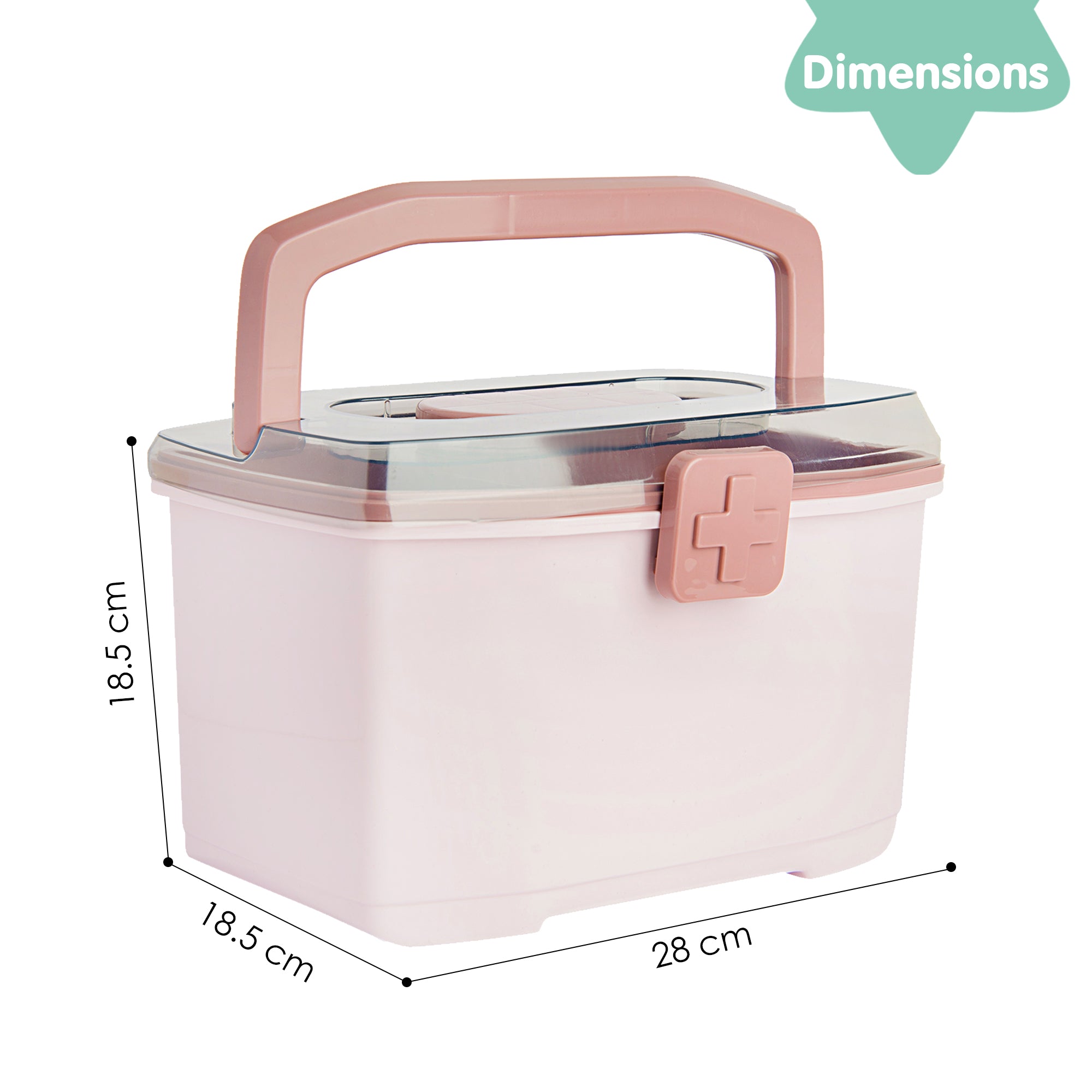 Mauve Medium Medicine Box