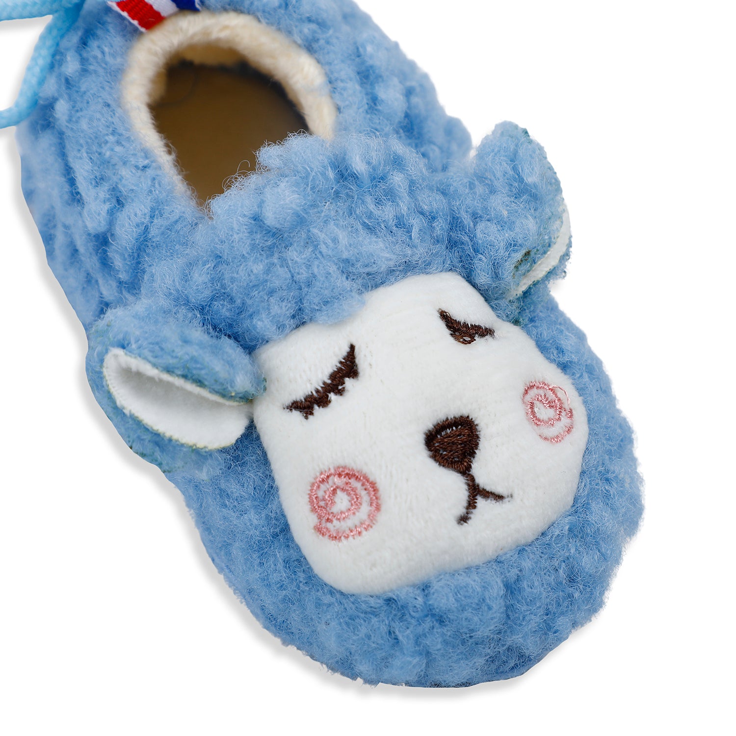 Baby Moo Sheep Warm And Stylish Anti Skid Booties - Blue