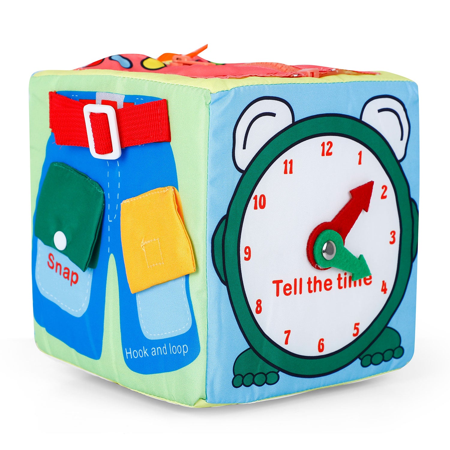 Baby Moo All In One Activity Cube 6 Side Play Educational Toy - Multicolour