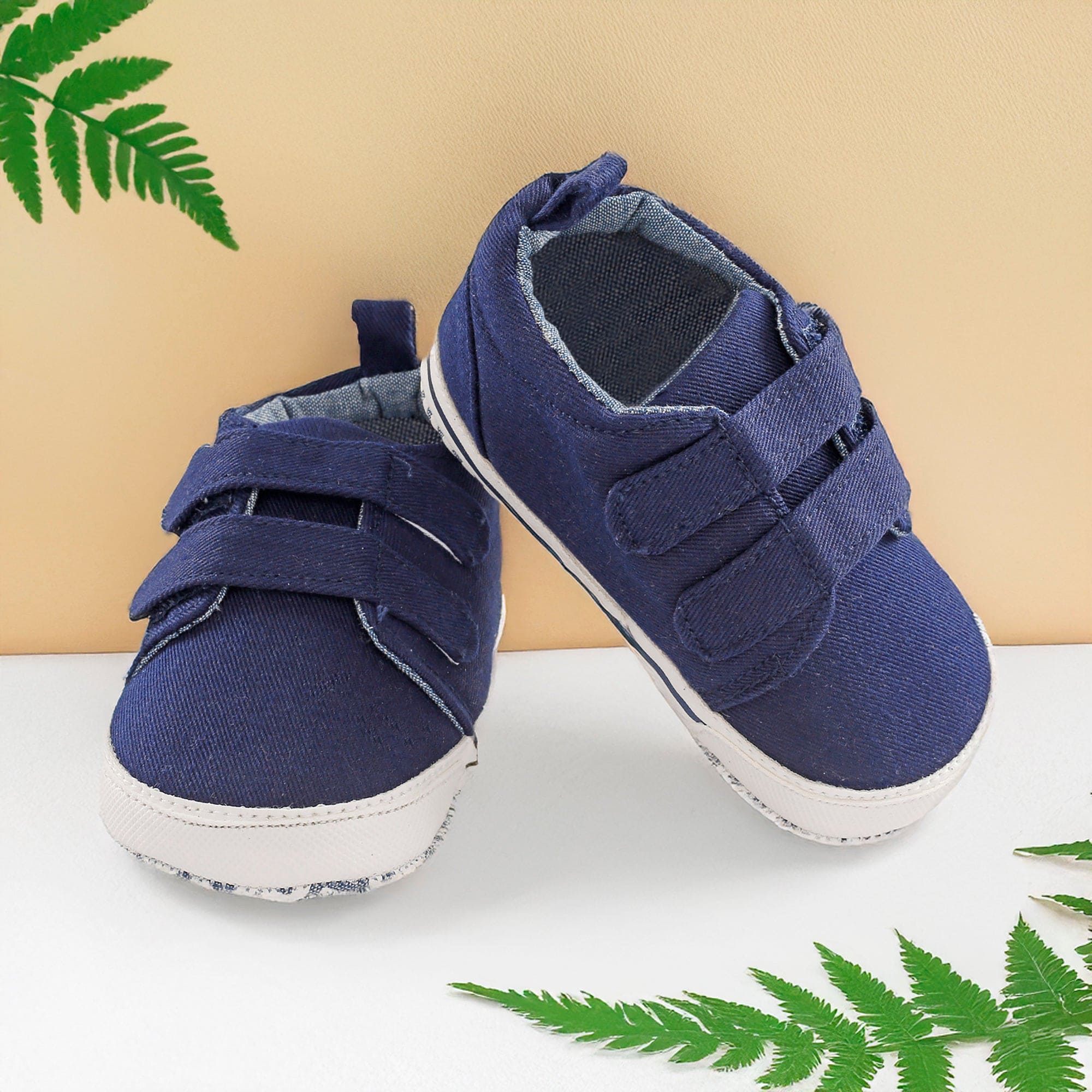 Navy Blue Casual Booties