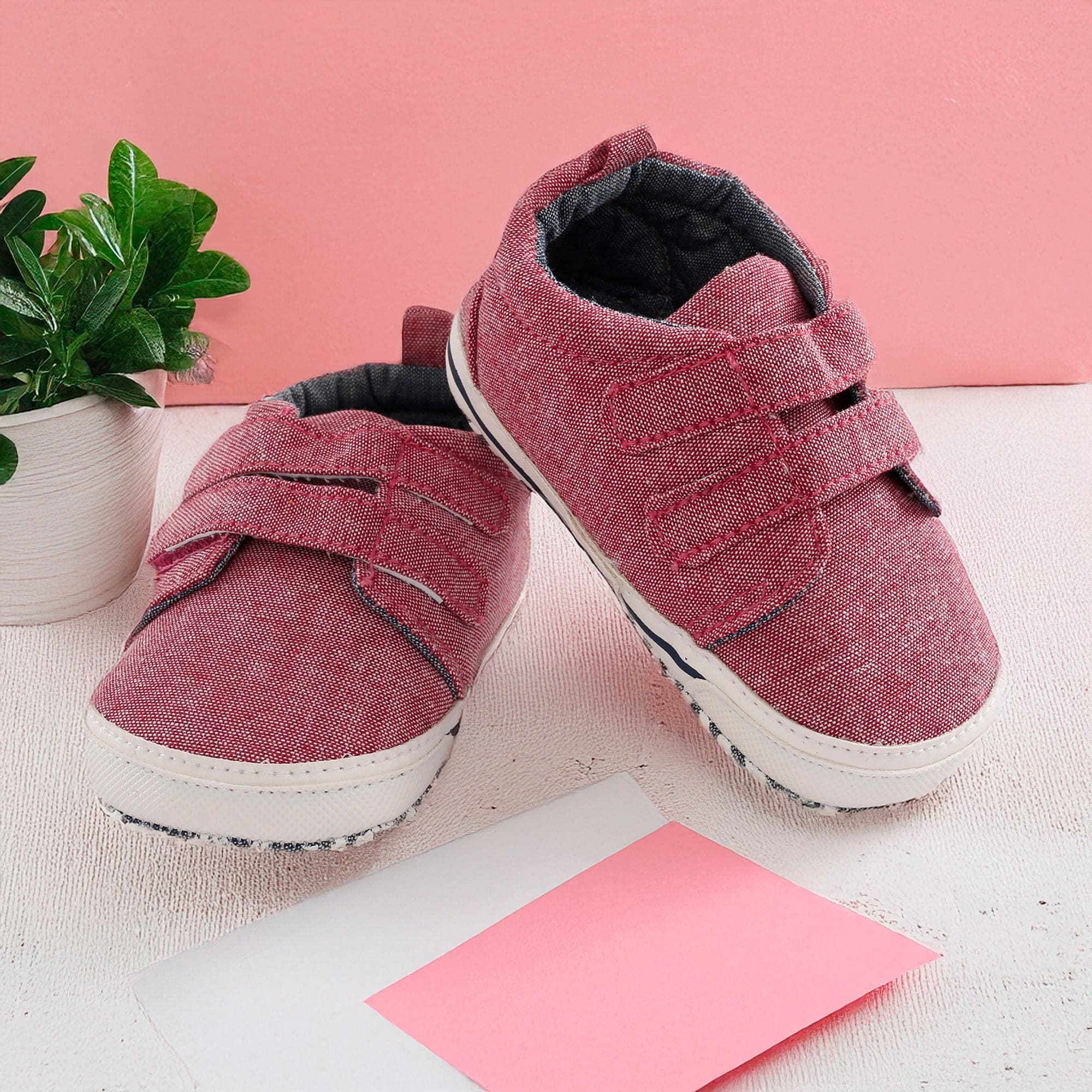 Red Casual Booties