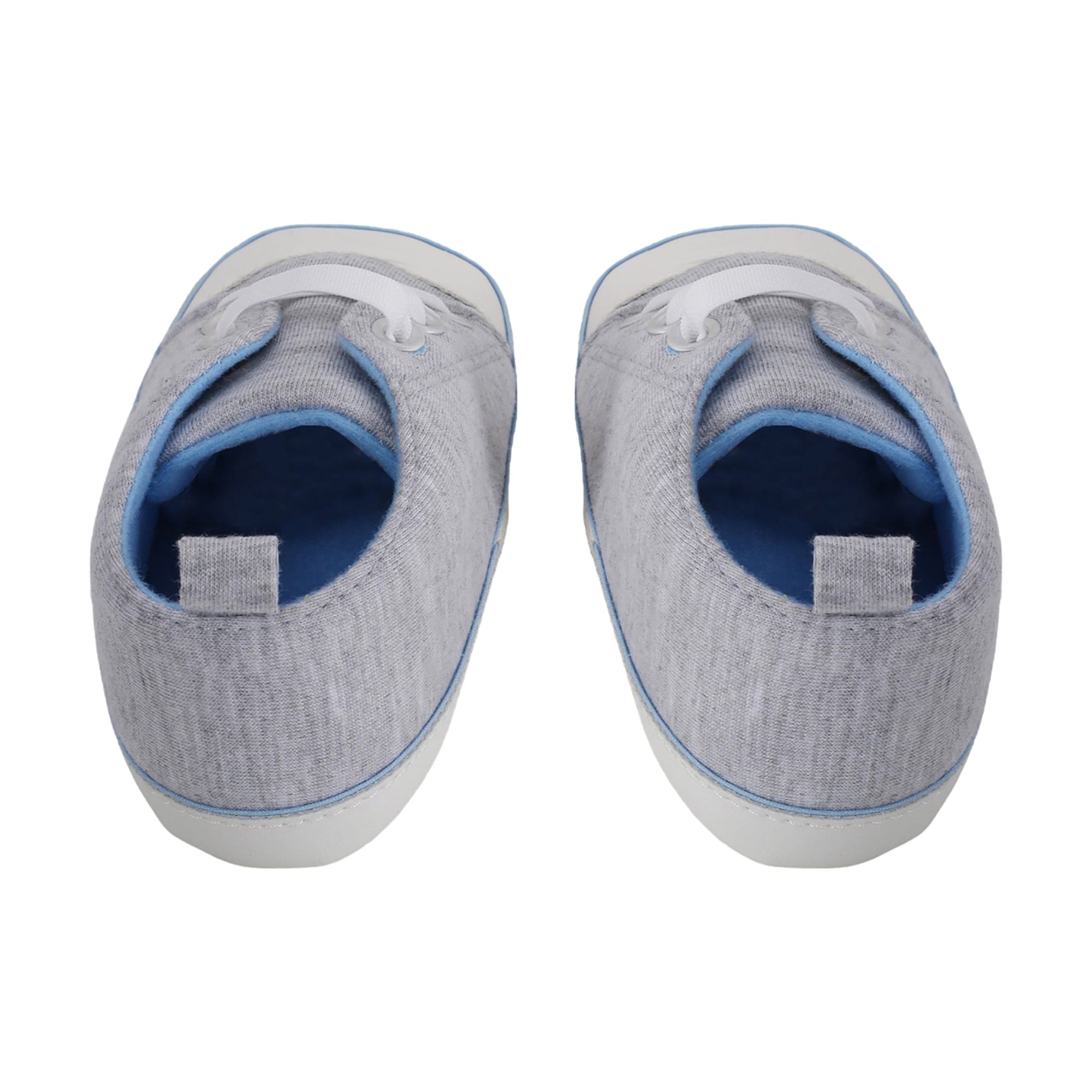 Baby Moo Grey Lace Up Sneakers